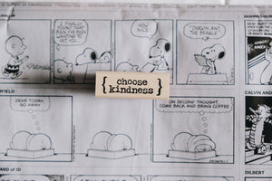 Catslife Press Choose Kindness Rubber Stamp - Smidapaper Ikigai Shop