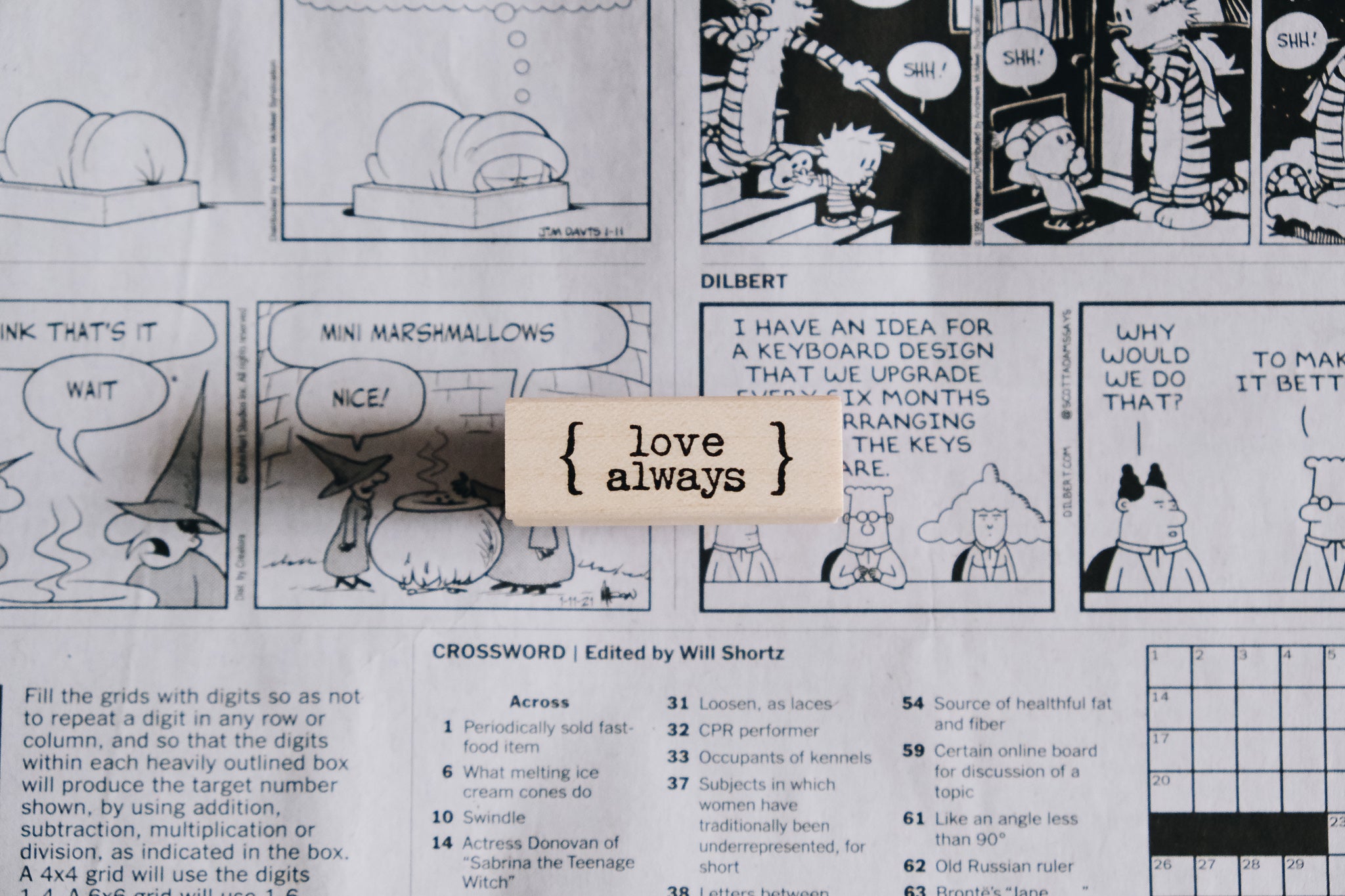 Catslife Press Love Always Rubber Stamp - Smidapaper Ikigai Shop