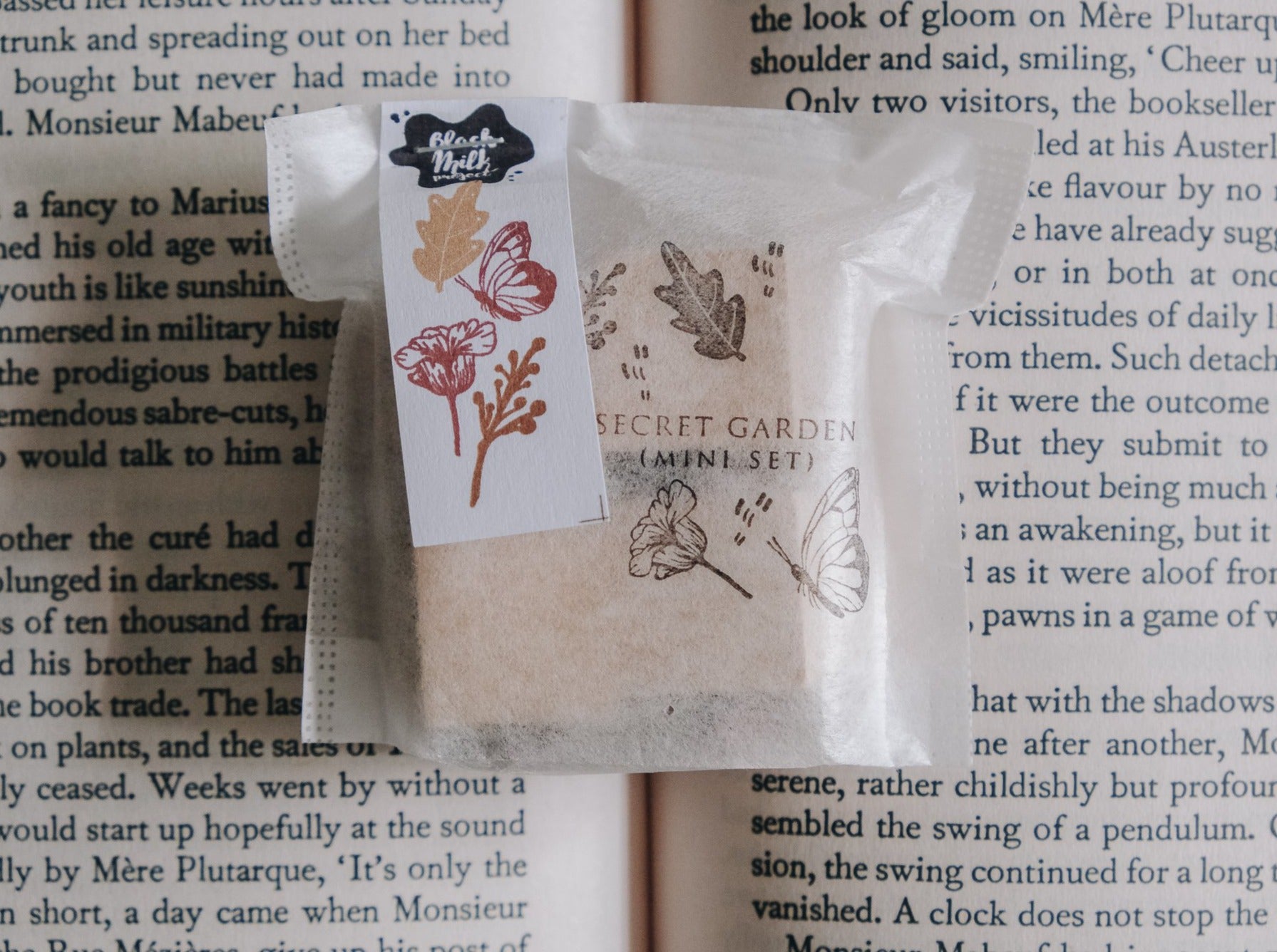 Black Milk Project Rubber Stamp - Secret Garden (Mini Set of 4) - Smidapaper Ikigai Shop