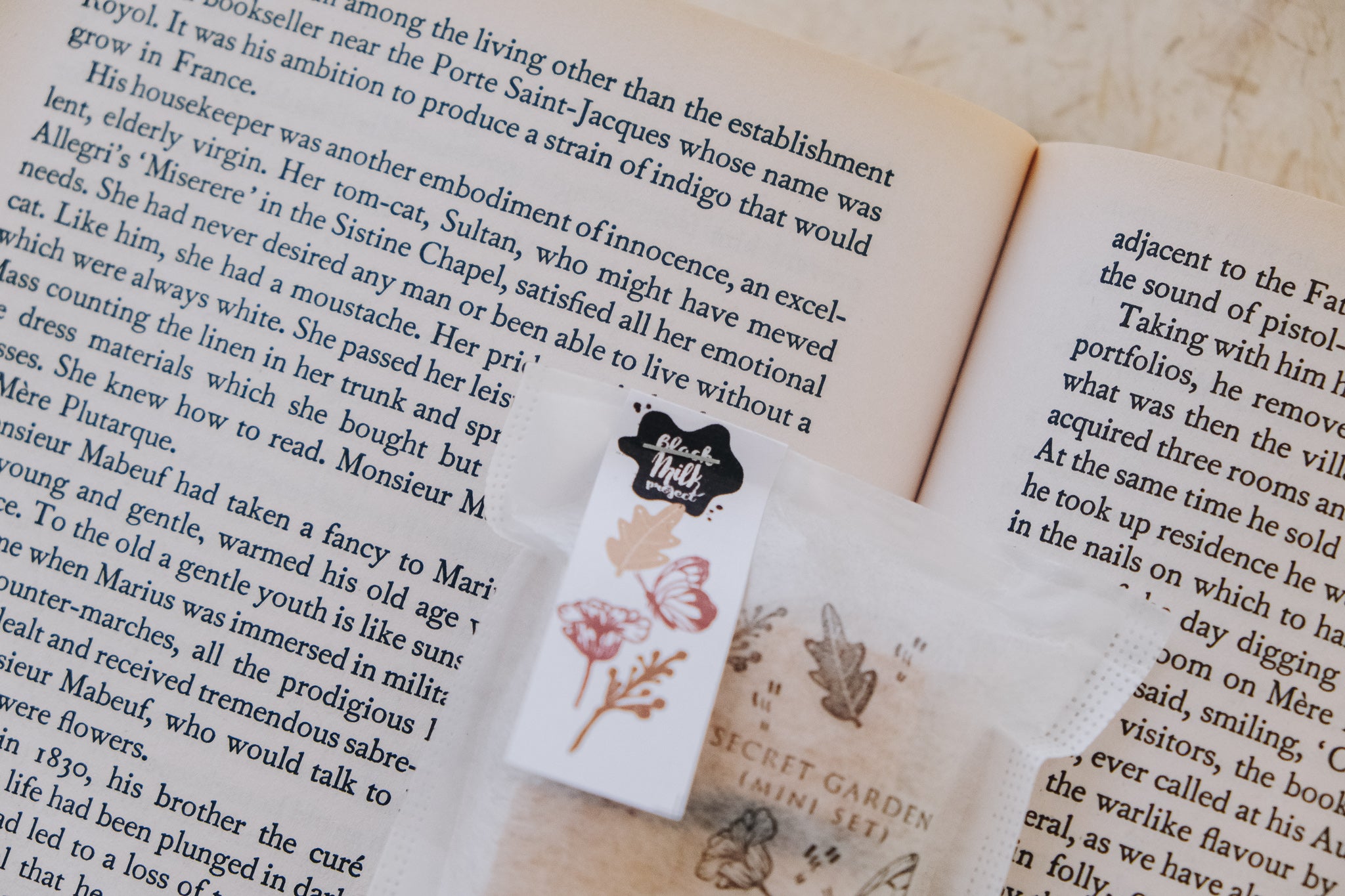 Black Milk Project Rubber Stamp - Secret Garden (Mini Set of 4) - Smidapaper Ikigai Shop
