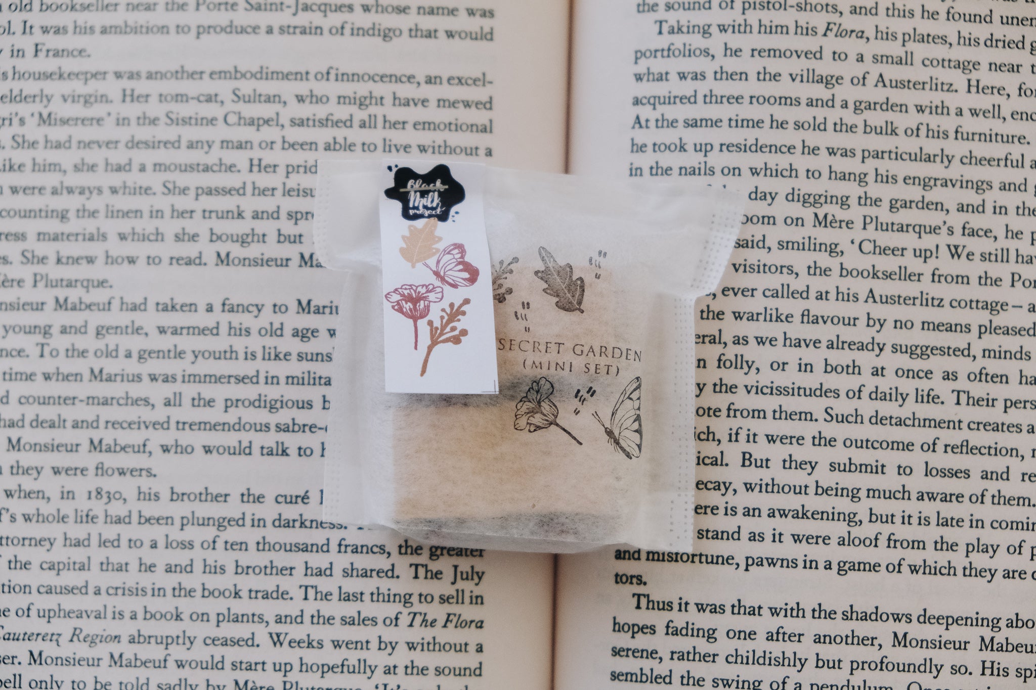 Black Milk Project Rubber Stamp - Secret Garden (Mini Set of 4) - Smidapaper Ikigai Shop
