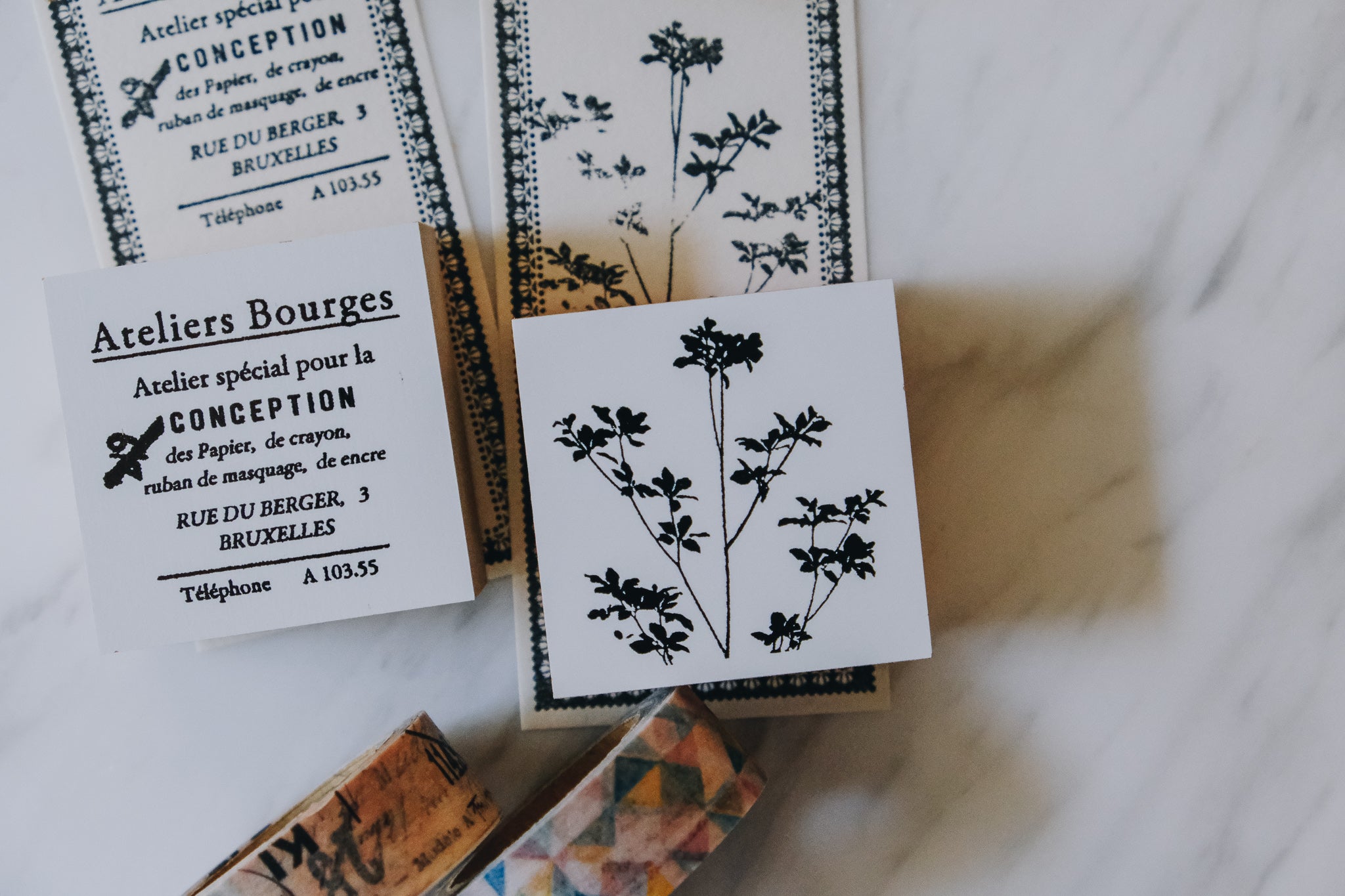 Yohaku Original Rubber Stamp-(S-012) Enkianthus Perulatus - Smidapaper Ikigai Shop