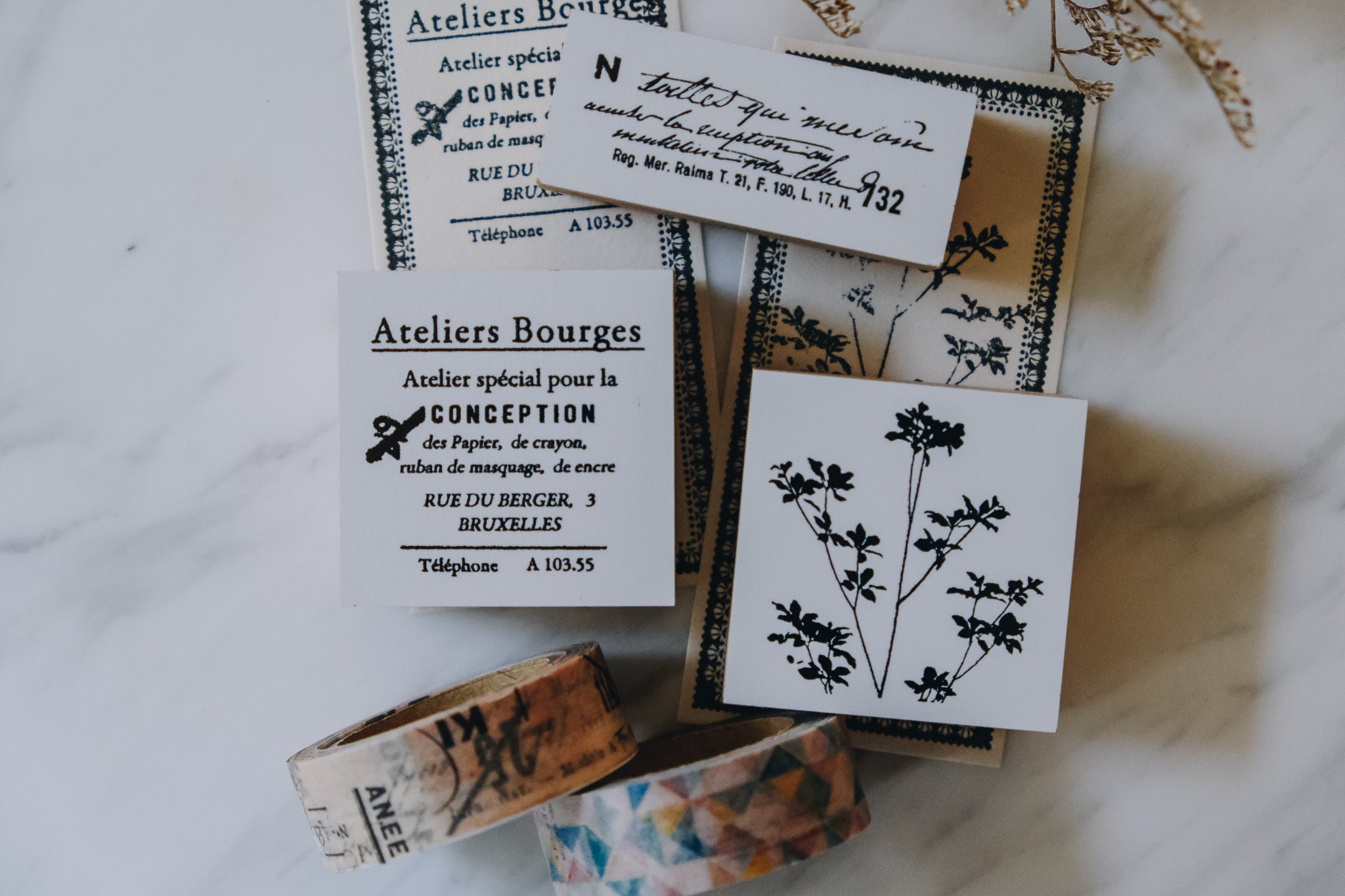 Yohaku Original Rubber Stamp-(S-012) Enkianthus Perulatus - Smidapaper Ikigai Shop