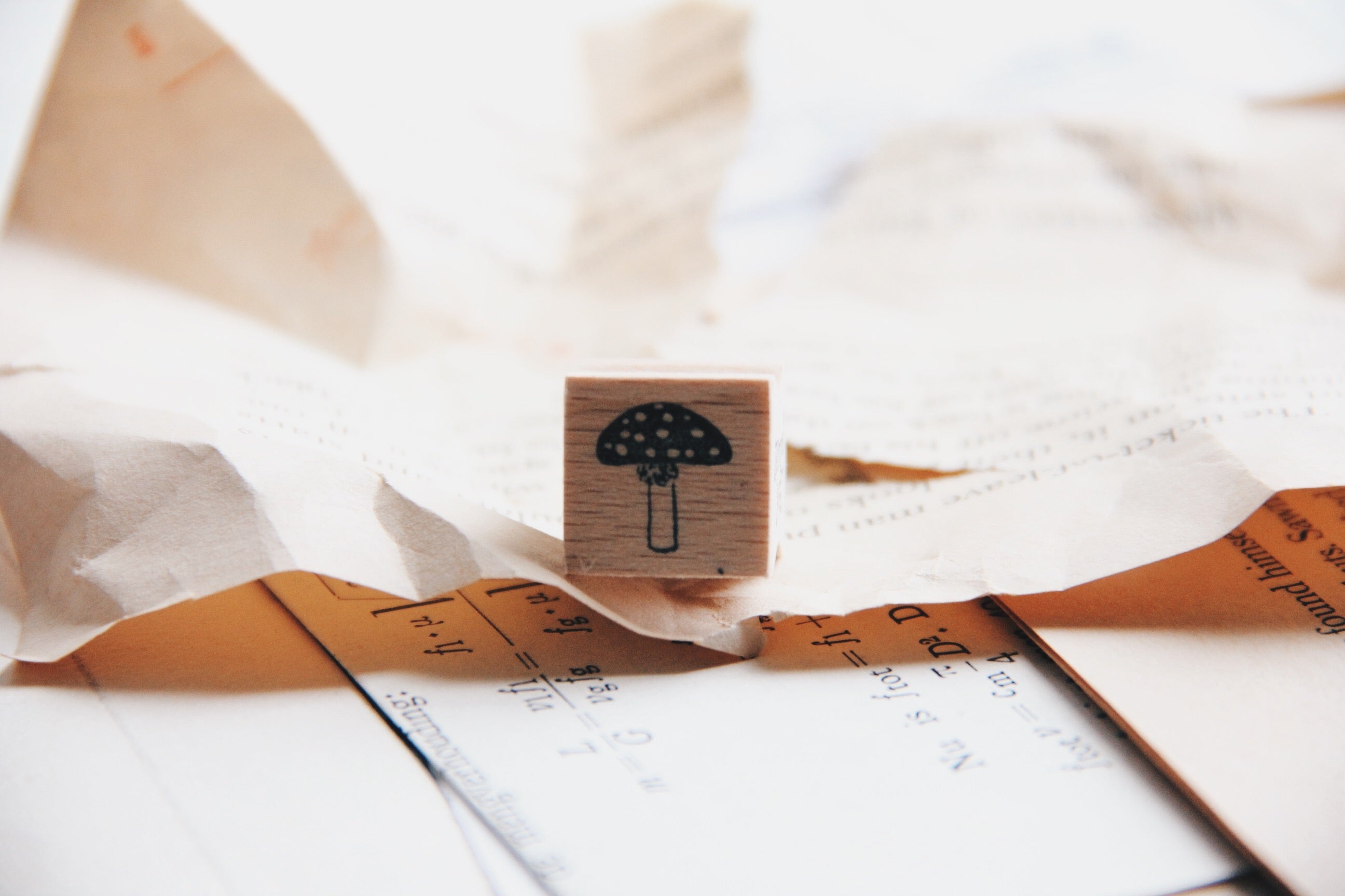 Stempel Jazz Mini Toadstool Rubber Stamp - Smidapaper Ikigai Shop