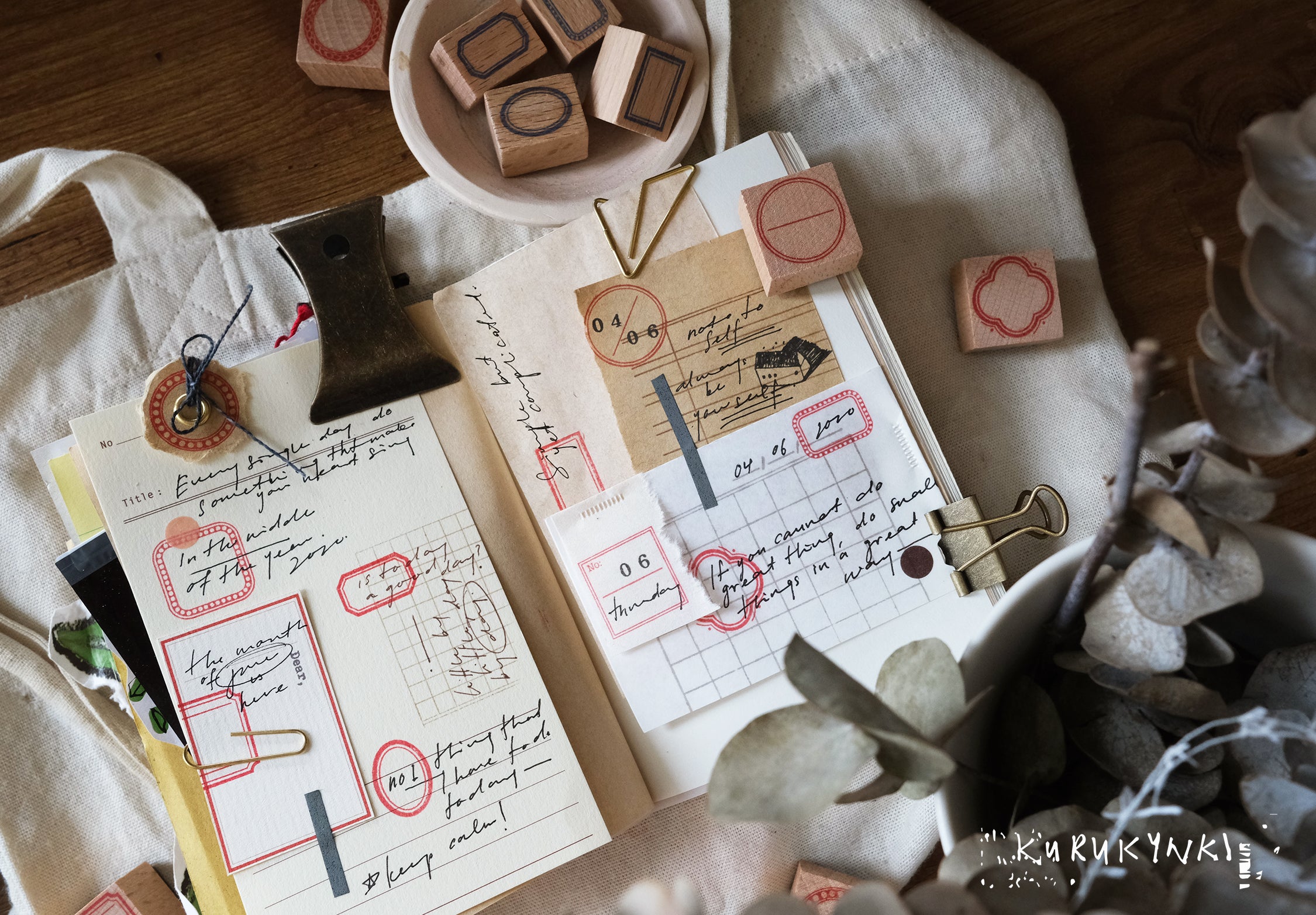 Kurukynki Basic Frame: Square B - Smidapaper Ikigai Shop