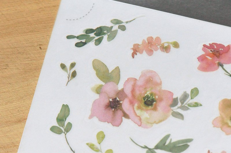 MU Print-On Stickers-092 Flower Field - Smidapaper Ikigai Shop