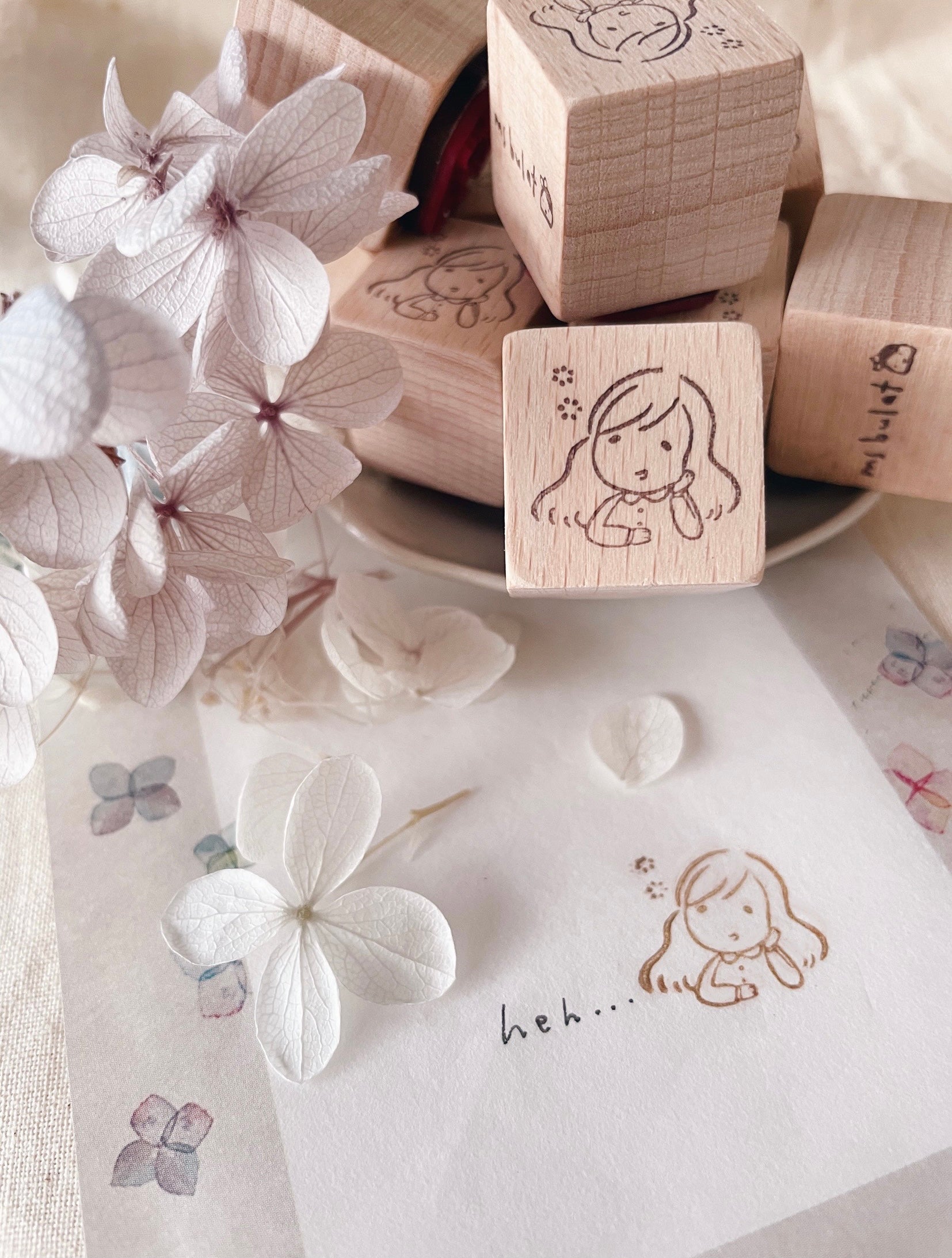 msbulat Heh... Rubber Stamp - Smidapaper Ikigai Shop