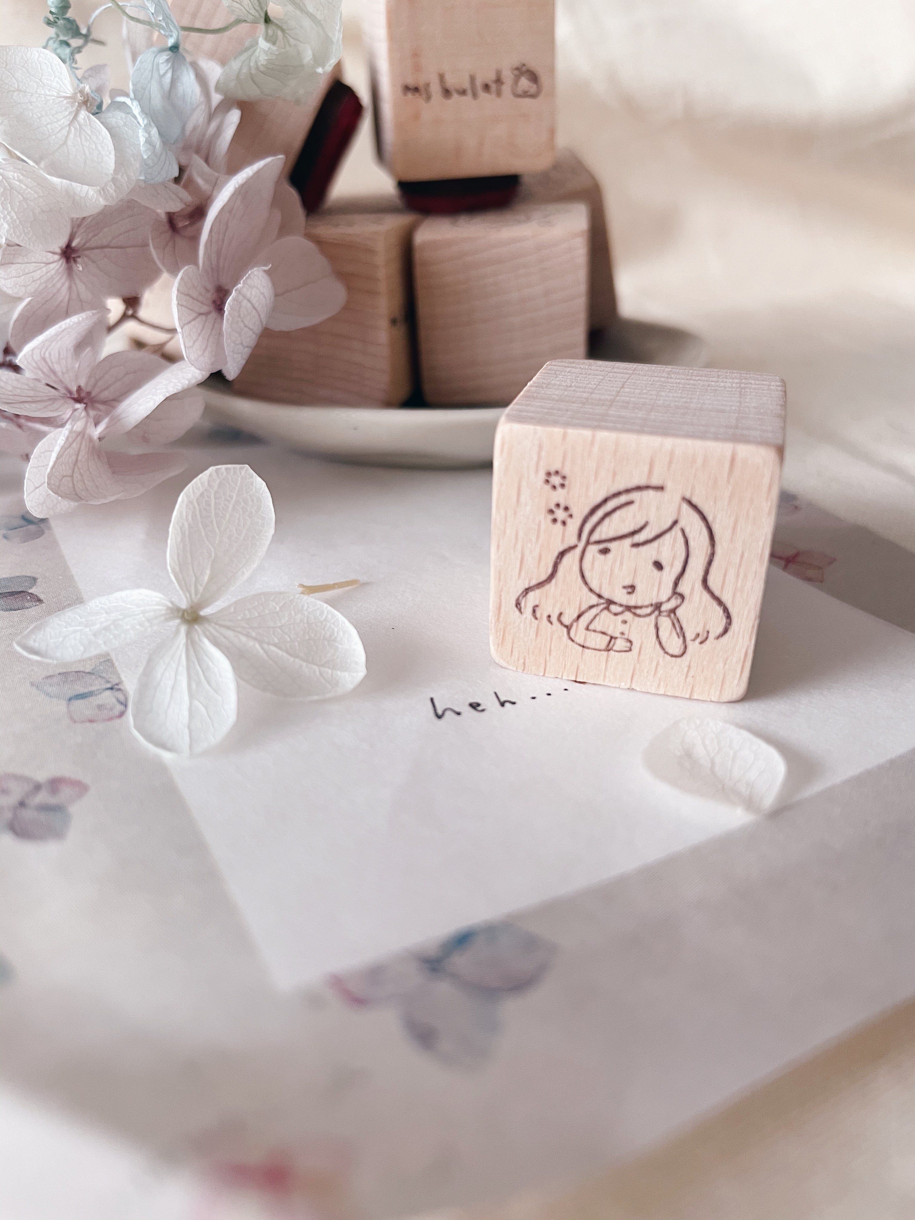 msbulat Heh... Rubber Stamp - Smidapaper Ikigai Shop