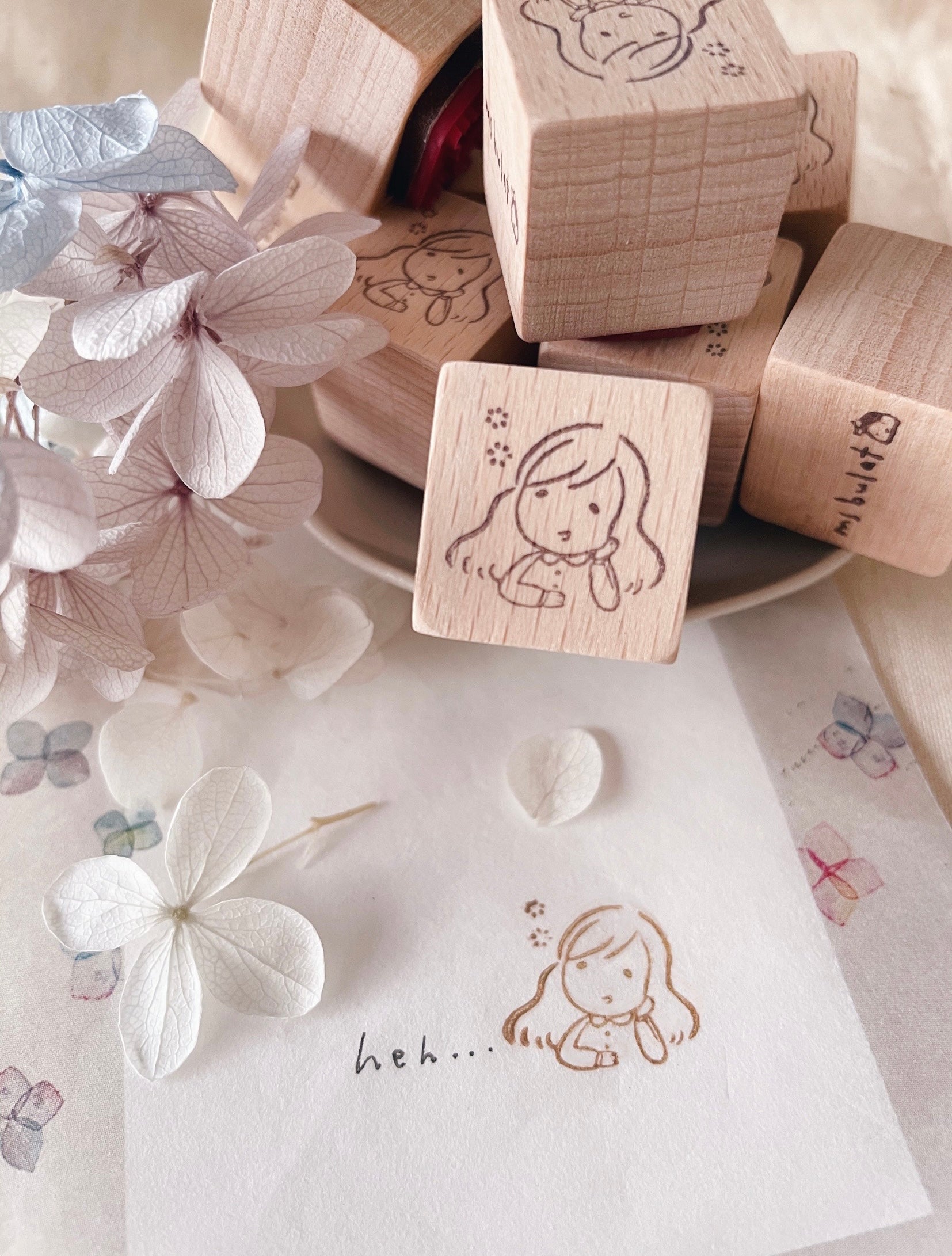 msbulat Heh... Rubber Stamp - Smidapaper Ikigai Shop