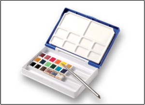 Holbein Artists’ Watercolor Palm Box Plus 18 Colors Set - Smidapaper Ikigai Shop