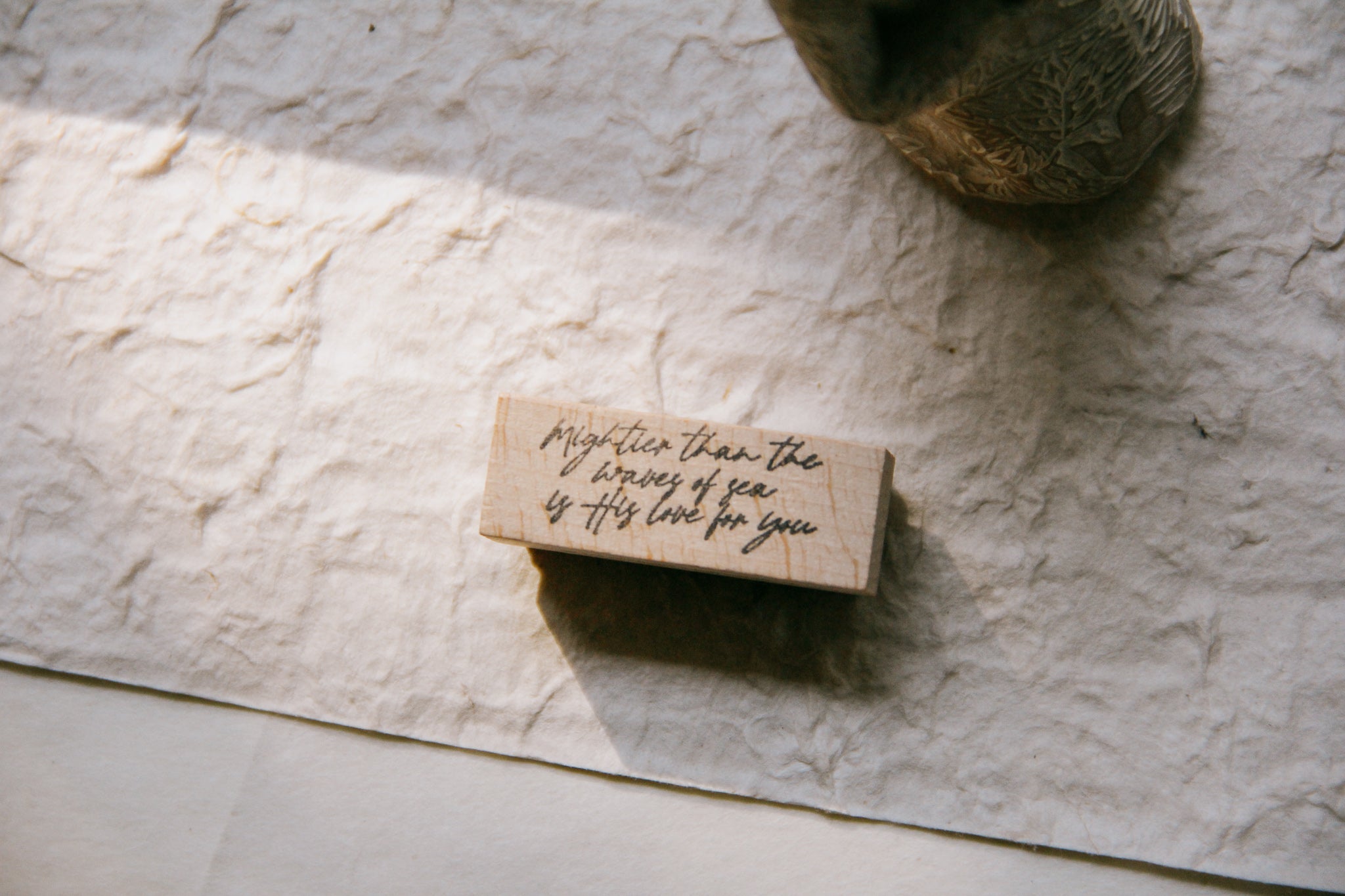 Black Milk Project-Dear God: Mightier Than the Waves Rubber Stamp - Smidapaper Ikigai Shop