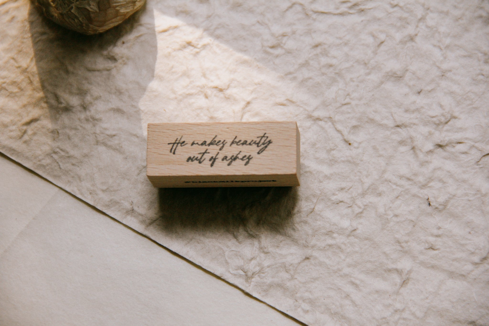 Black Milk Project-Dear God: Beauty out of Ashes Rubber Stamp - Smidapaper Ikigai Shop