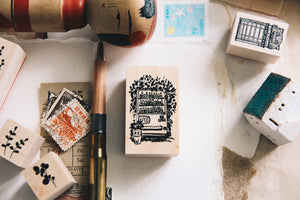 Vending Machine Rubber Stamp - Smidapaper Ikigai Shop