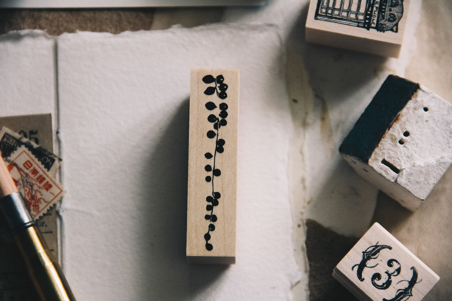 Liana (botanical stamp no. 7) - Smidapaper Ikigai Shop
