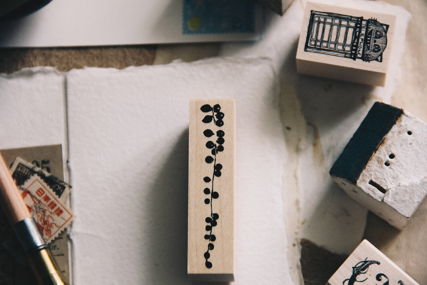 Liana (botanical stamp no. 7) - Smidapaper Ikigai Shop