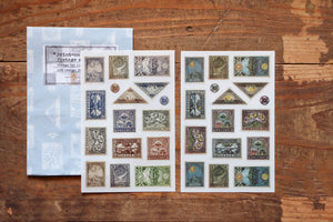 Print-On Stickers: Postage Stamp - Smidapaper Ikigai Shop