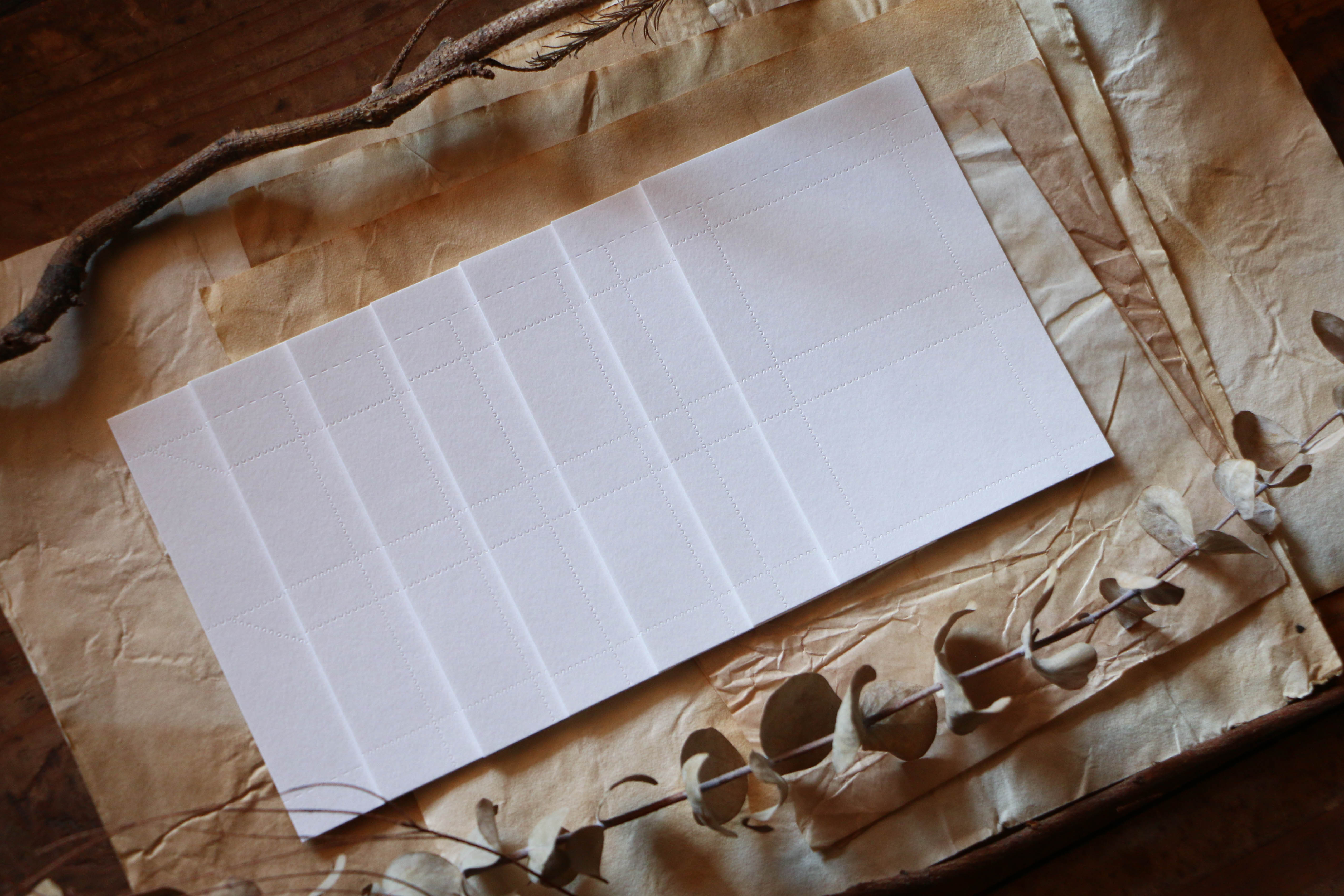 Postage Stamp Paper Pad No. 1 - Smidapaper Ikigai Shop