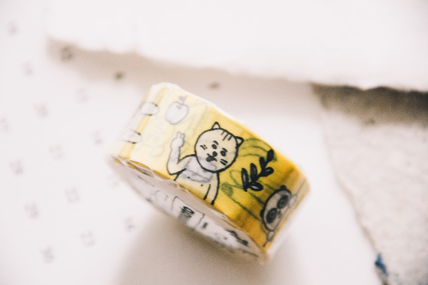 Sennokoto Random Washi Tape Yellow - Smidapaper Ikigai Shop