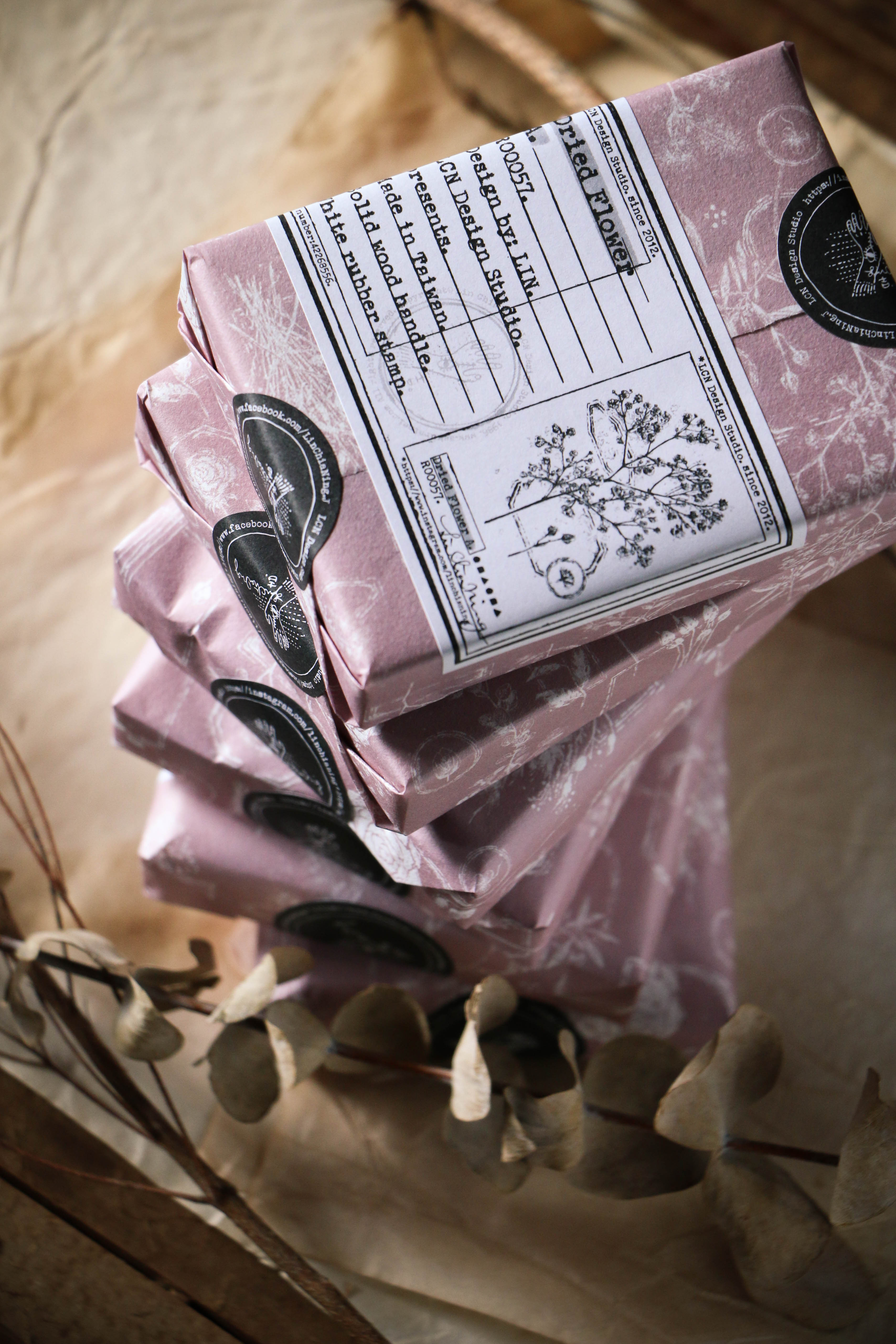 Dried Flower Stamp Set A - Smidapaper Ikigai Shop