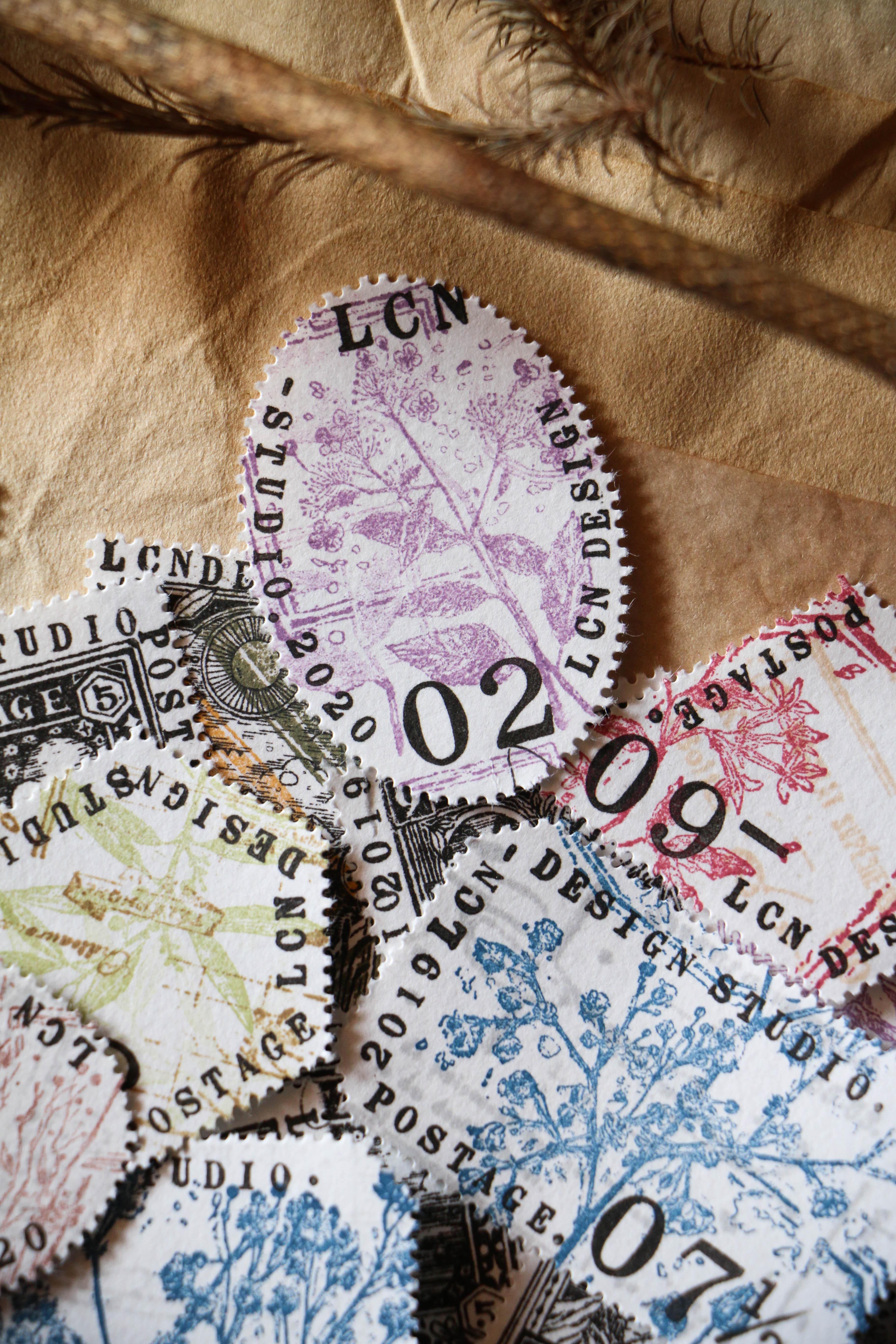 Dried Flower Stamp Set C - Smidapaper Ikigai Shop