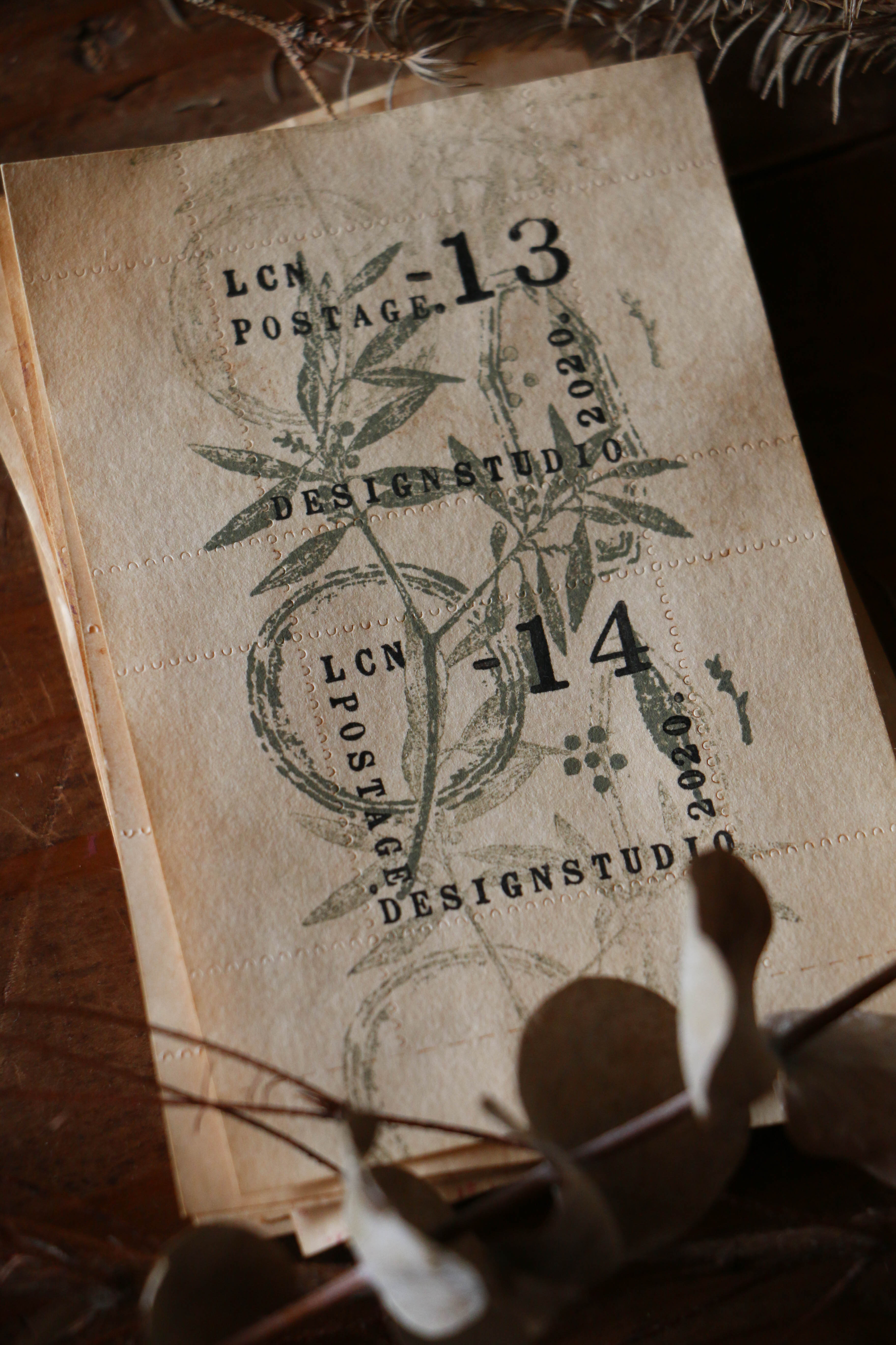 Dried Flower Stamp Set D - Smidapaper Ikigai Shop