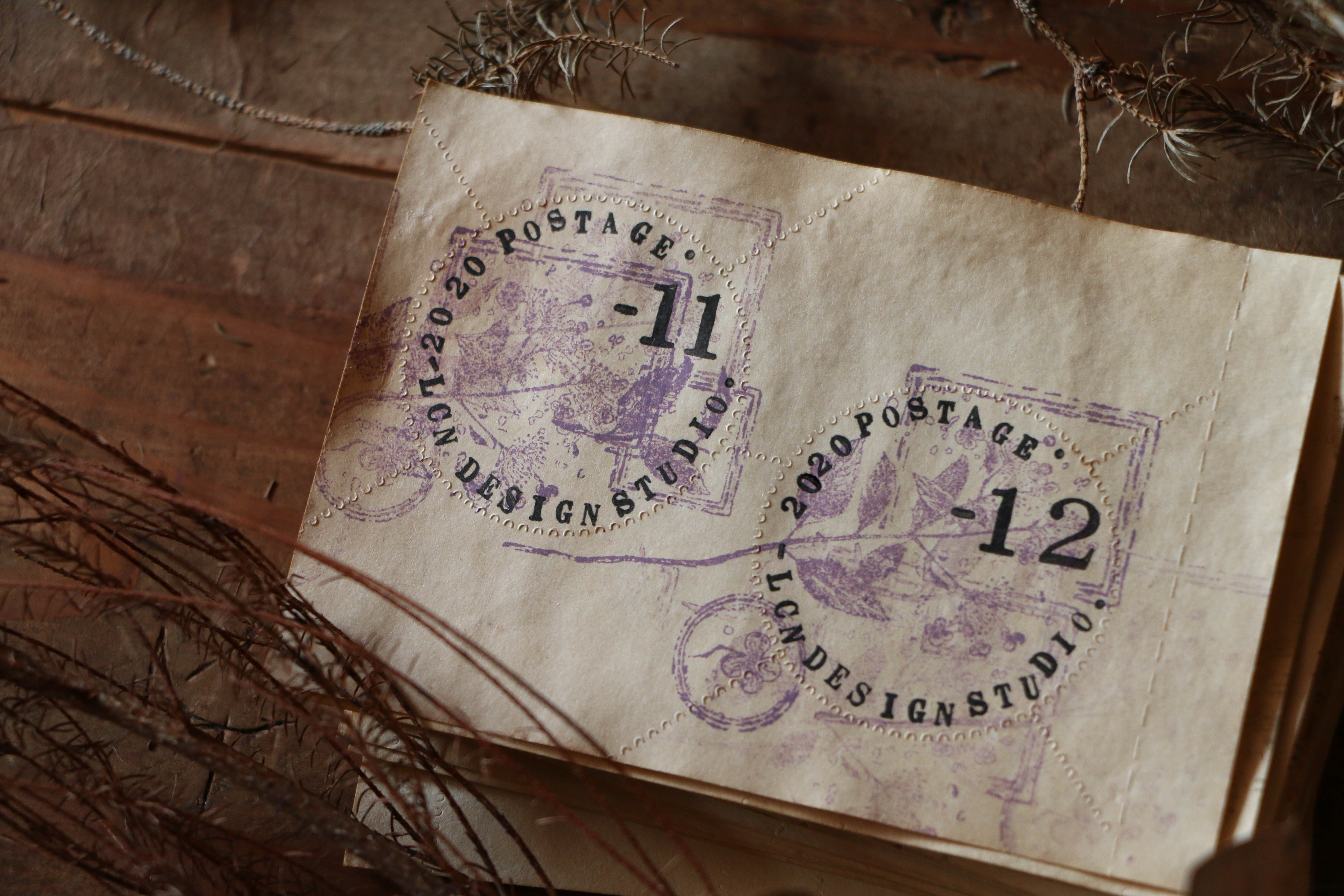 Dried Flower Stamp Set C - Smidapaper Ikigai Shop