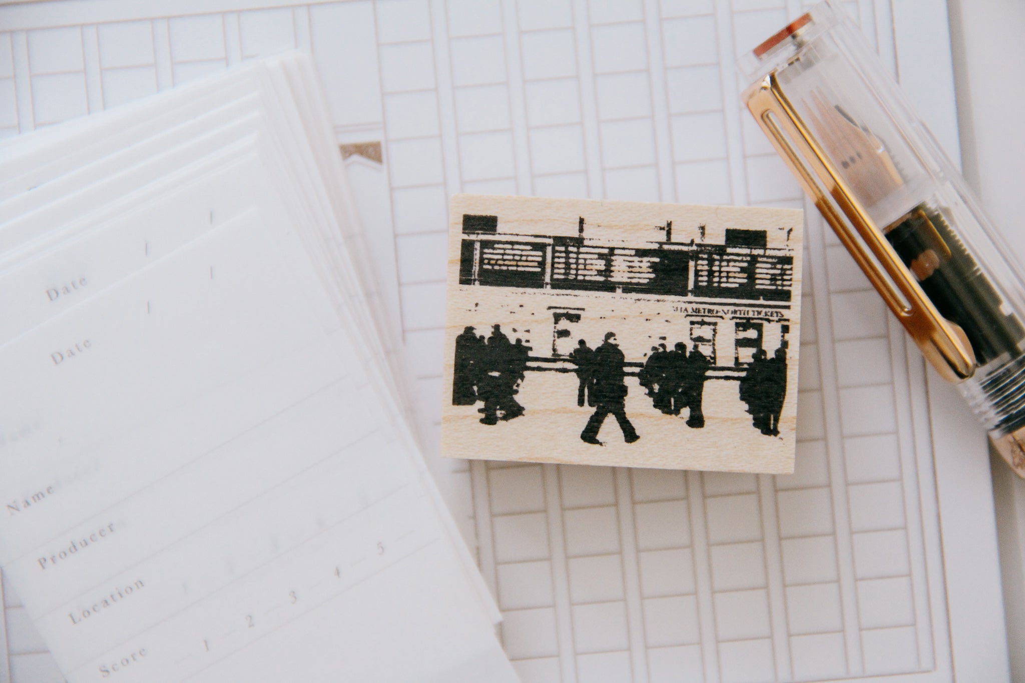 Tutty Design Rubber Stamp: Central Station