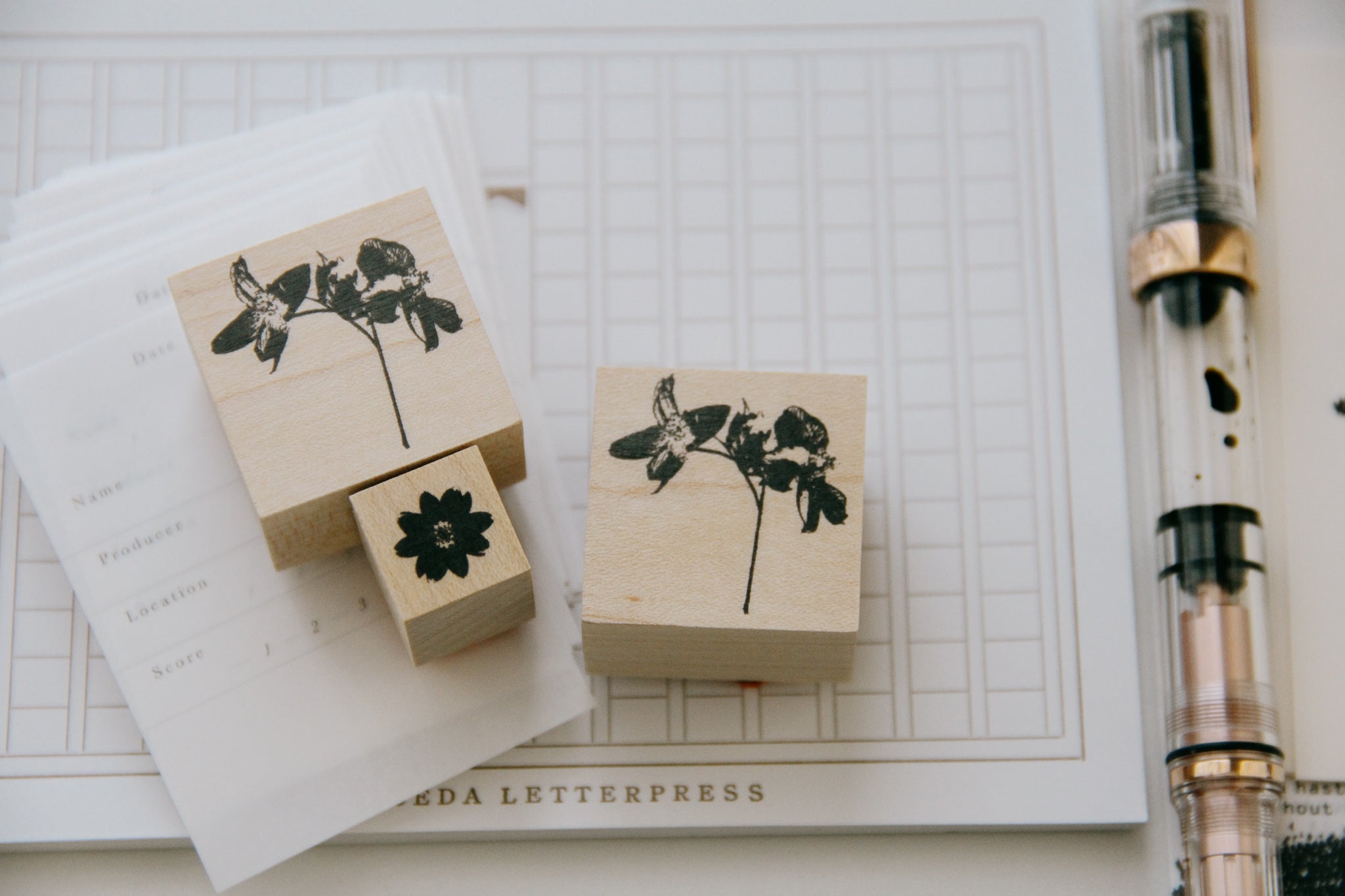 Tutty Design Rubber Stamp: Flower