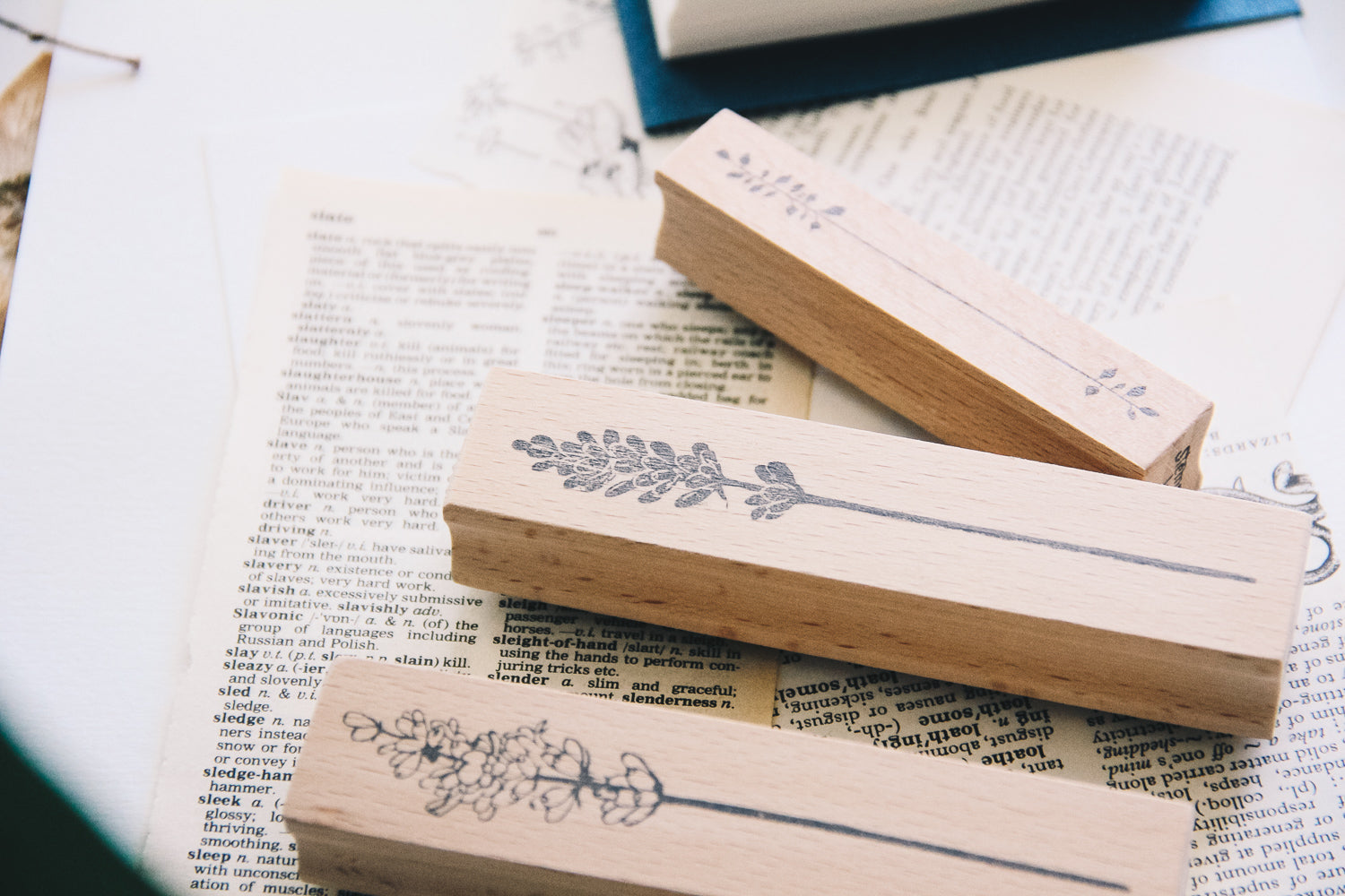 Stempel Jazz Lavender Rubber Stamp - Smidapaper Ikigai Shop