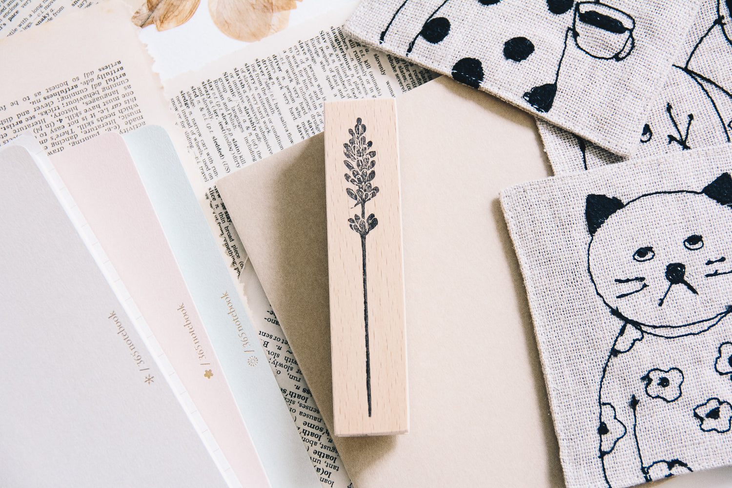 Stempel Jazz Lavender Rubber Stamp - Smidapaper Ikigai Shop