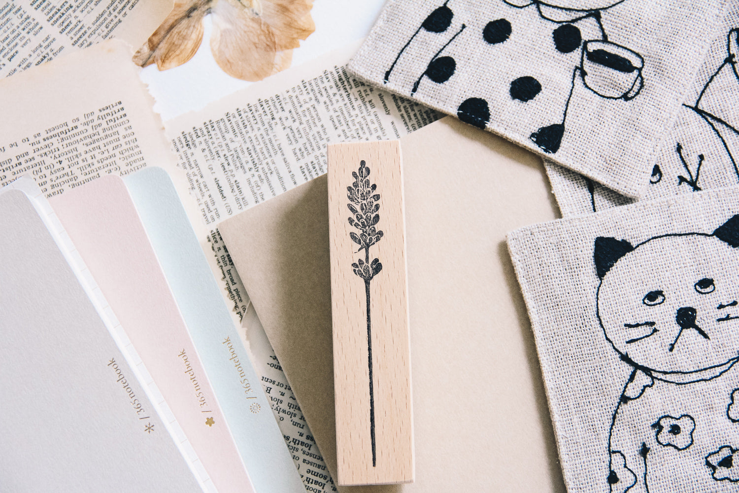 Stempel Jazz Lavender Rubber Stamp - Smidapaper Ikigai Shop