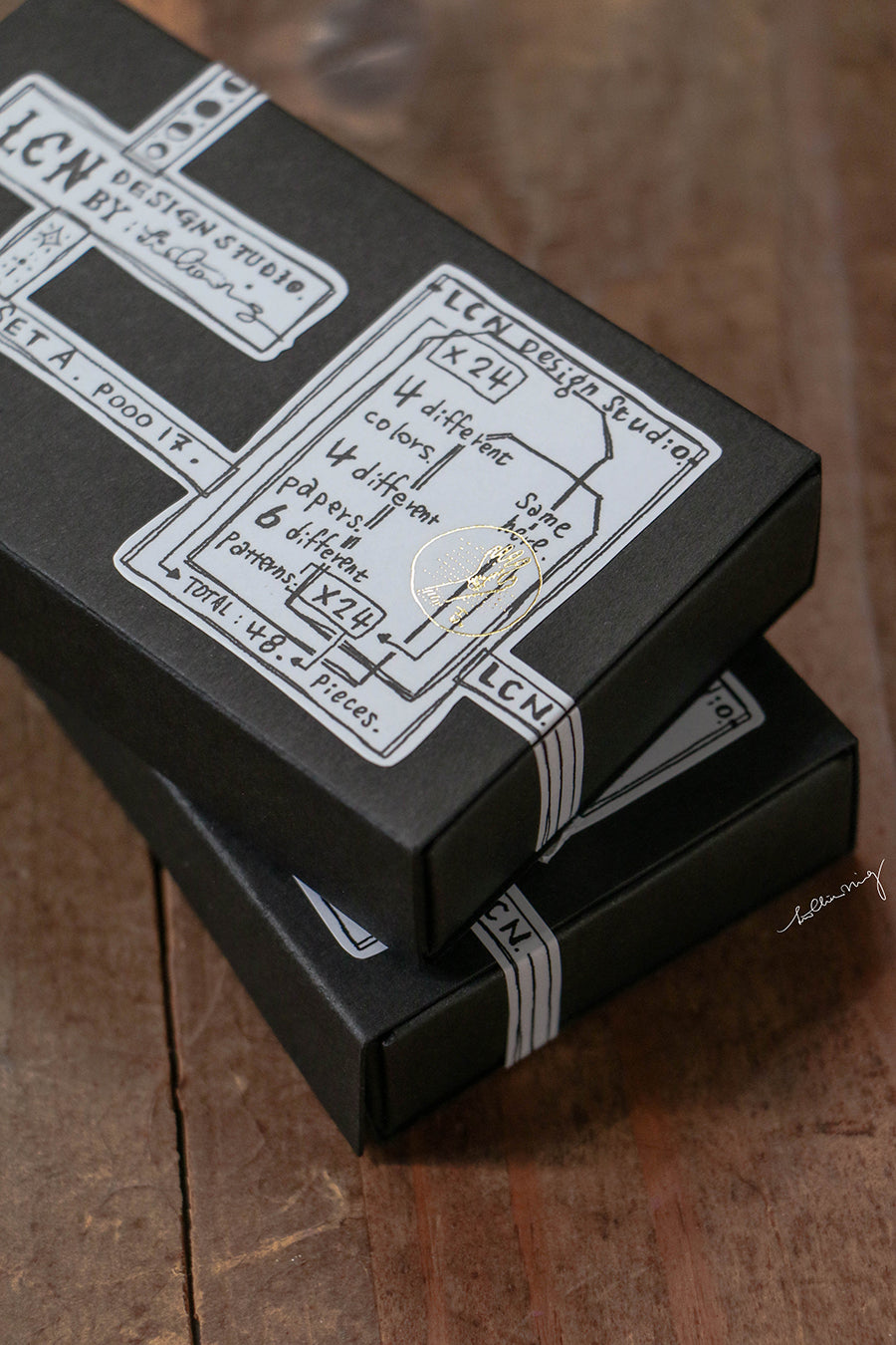 Letterpress Vintage Tag Set A (Tags) - Smidapaper Ikigai Shop