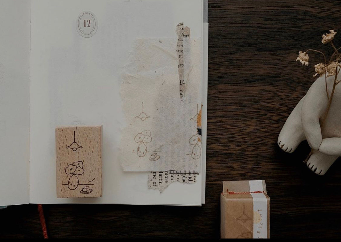 bighands Rubber Stamp- Comfy Corner: Flowers & Scent - Smidapaper Ikigai Shop