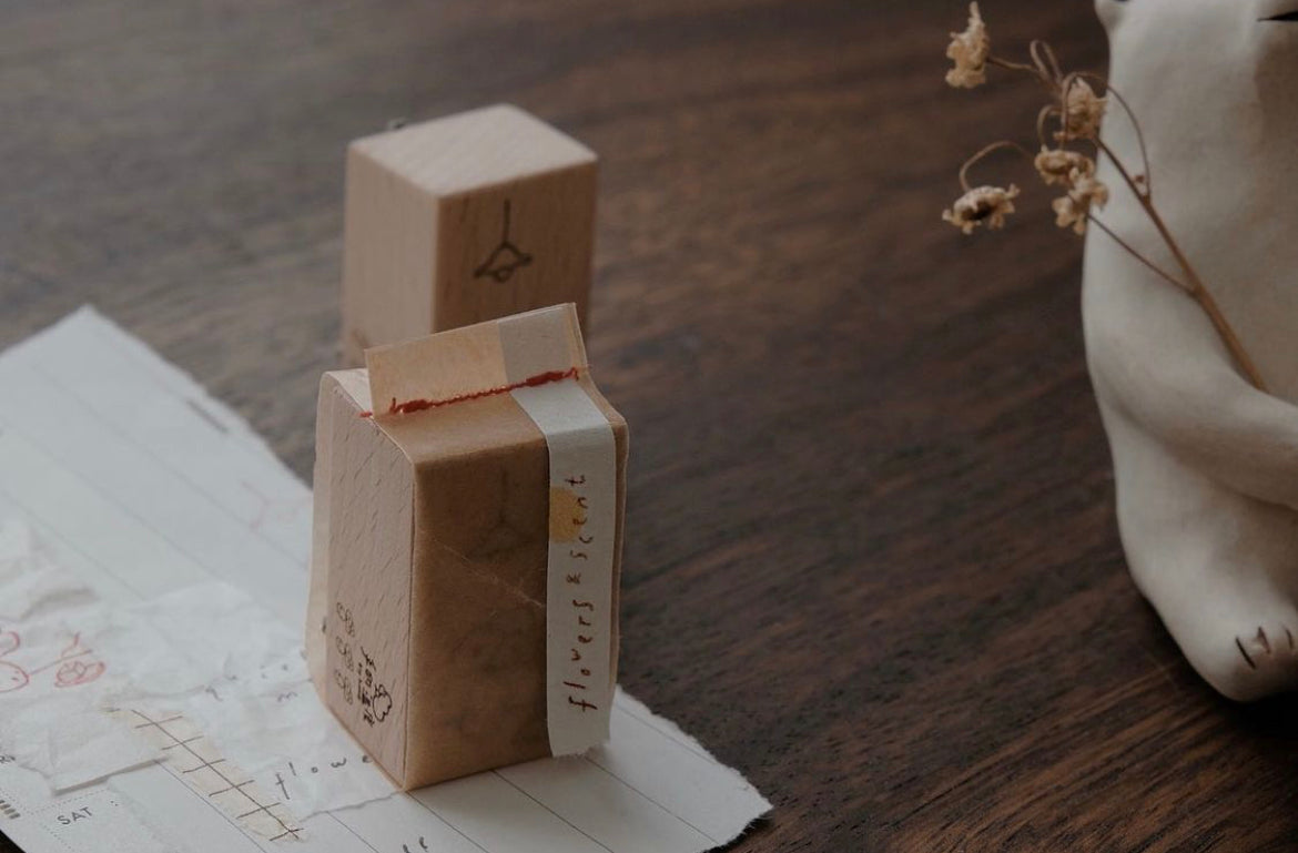 bighands Rubber Stamp- Comfy Corner: Flowers & Scent - Smidapaper Ikigai Shop