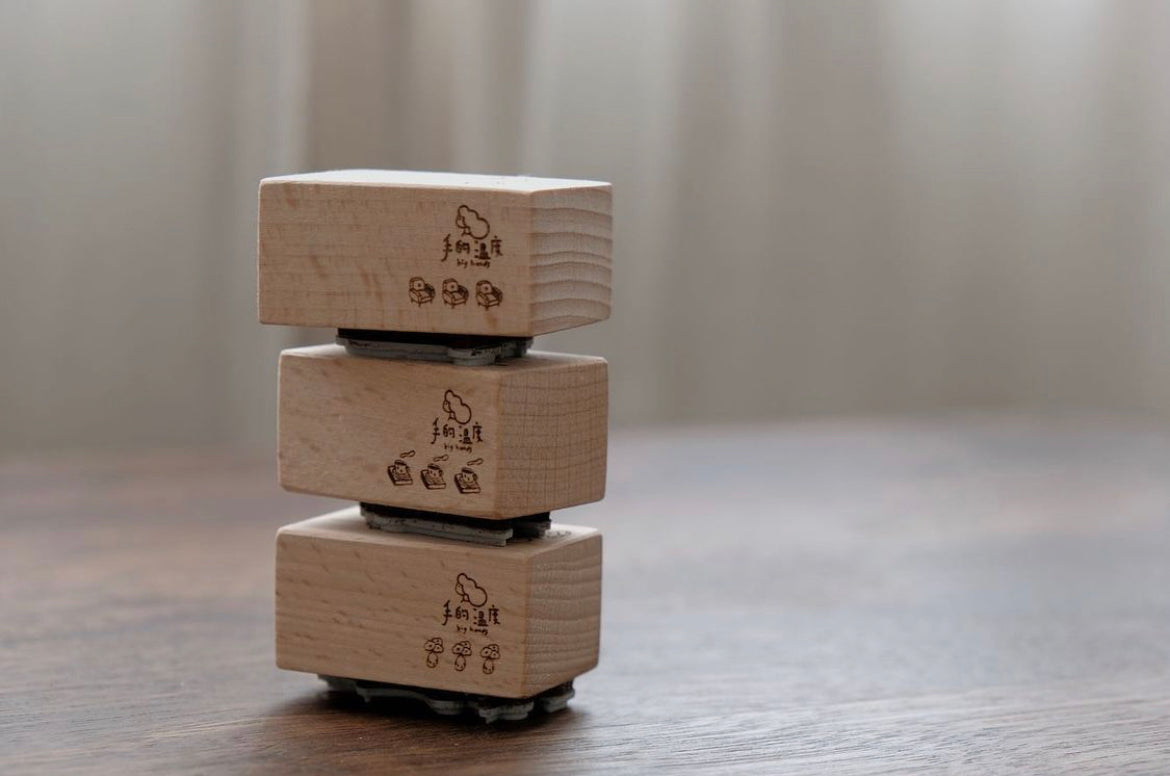 bighands Rubber Stamp- Comfy Corner: Sofa & Light - Smidapaper Ikigai Shop