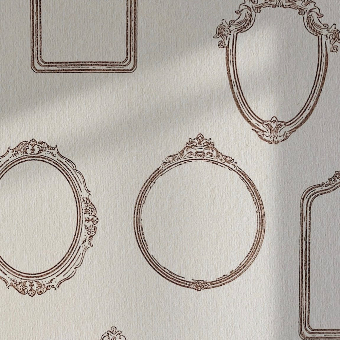 Jieyanow Mirror Mirror: 1/5 Badge Mirror Rubber Stamp - Smidapaper Ikigai Shop