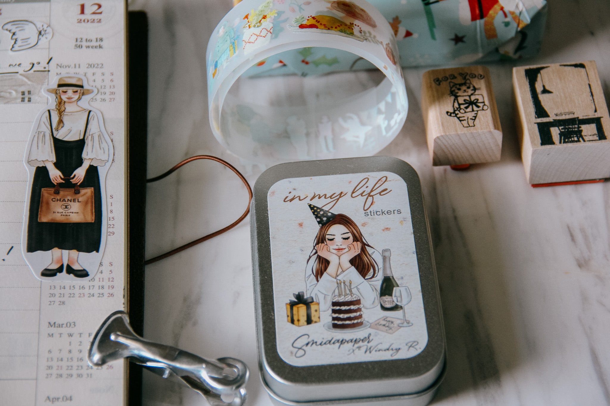 Smidapaper x Windry In My Life Stickers Tin