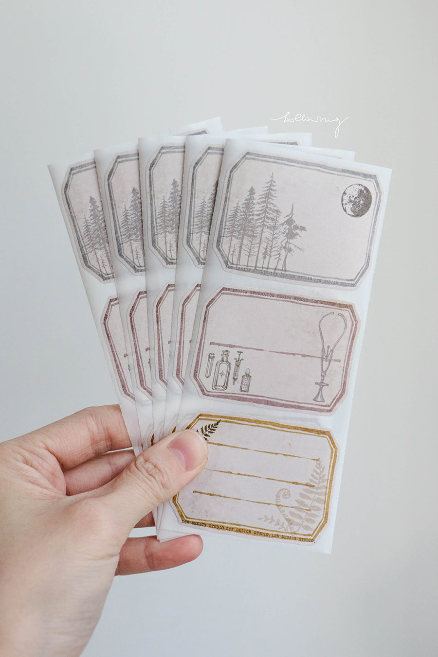 Vintage Label Sticker Set - Smidapaper Ikigai Shop