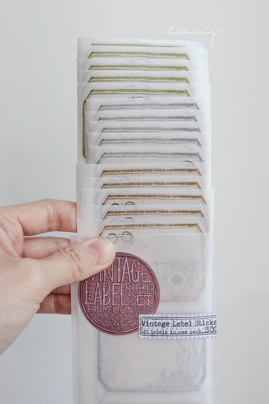 Vintage Label Sticker Set - Smidapaper Ikigai Shop