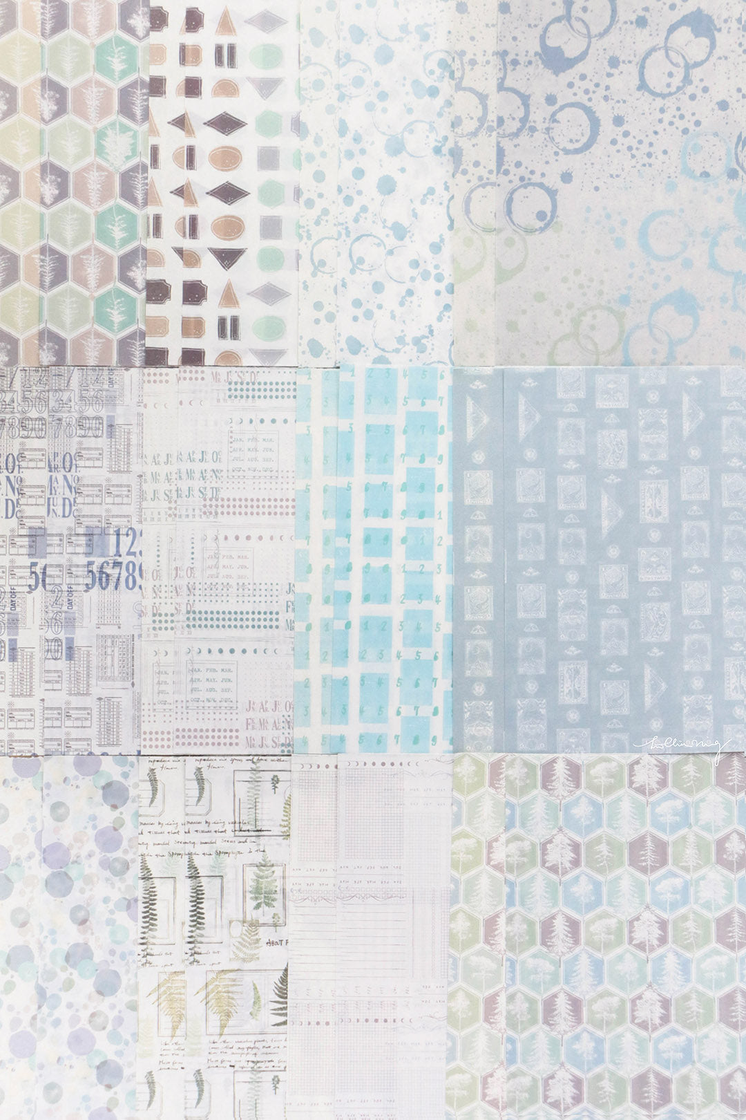Collage Paper Pad - Smidapaper Ikigai Shop
