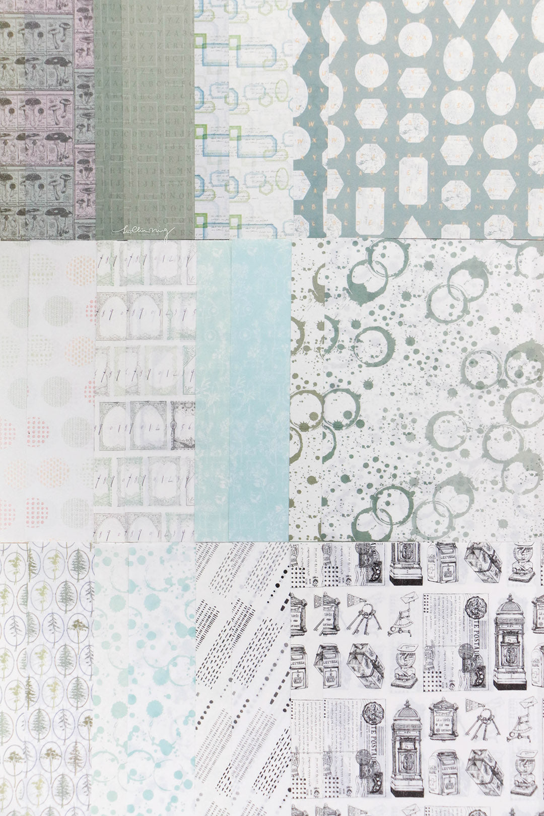 Collage Paper Pad - Smidapaper Ikigai Shop
