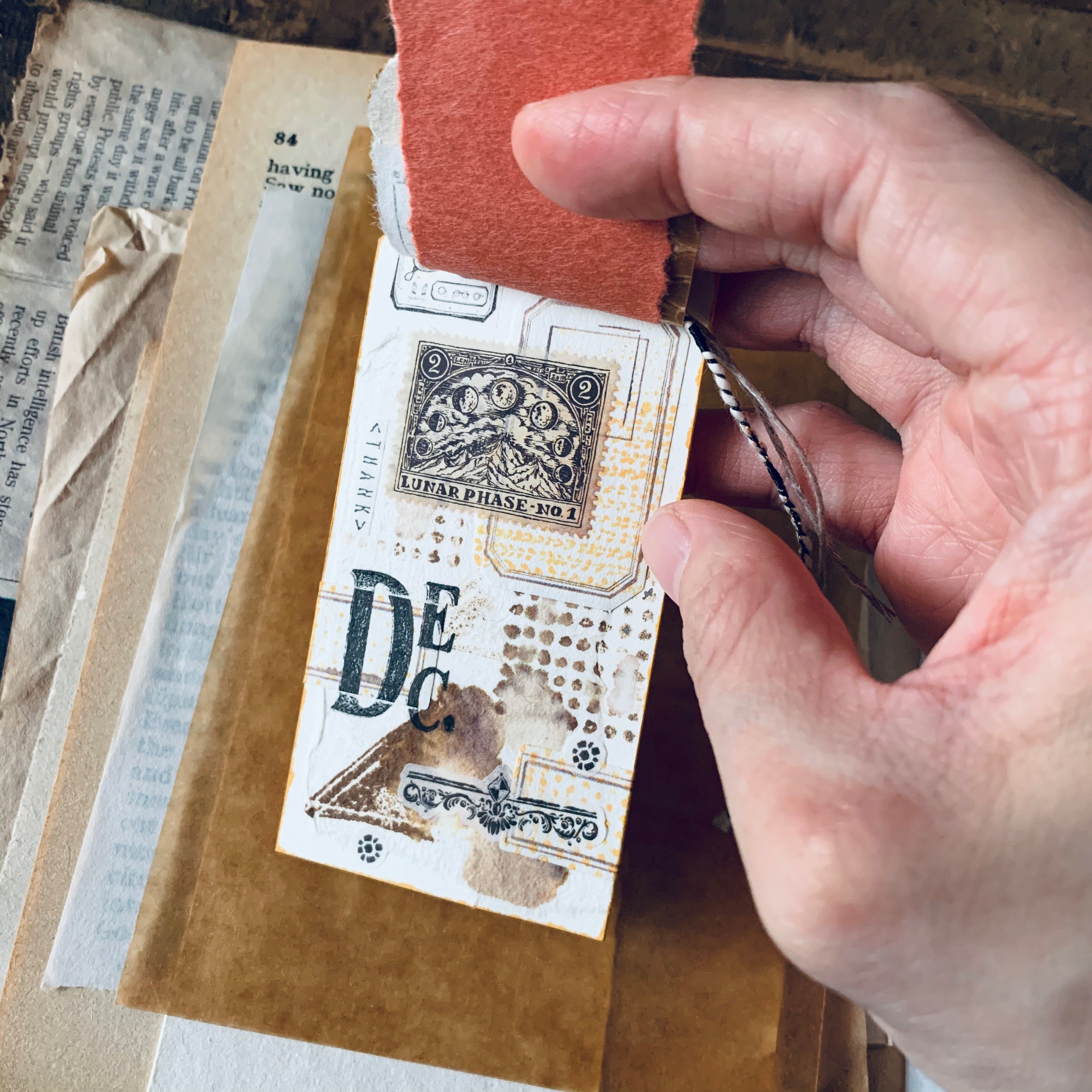 Print-On Stickers: Postage Stamp - Smidapaper Ikigai Shop