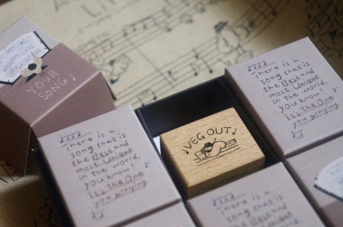 Yamadoro A Song of Life Rubber Stamp Set (Set of 6) - Smidapaper Ikigai Shop
