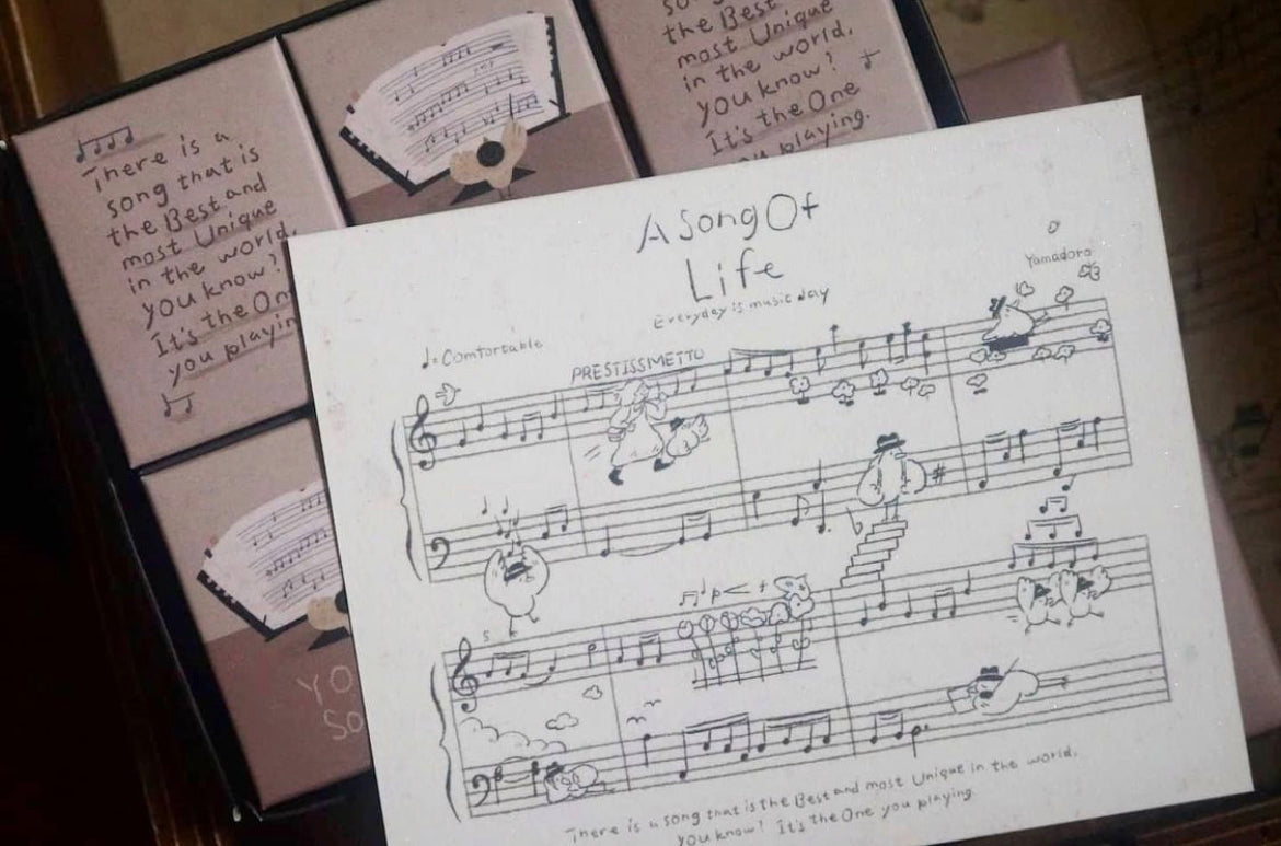 Yamadoro A Song of Life Rubber Stamp Set (Set of 6) - Smidapaper Ikigai Shop