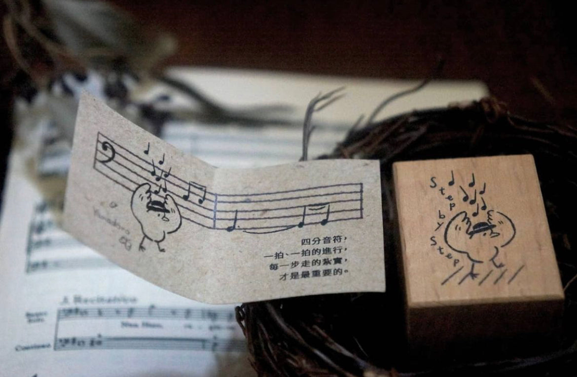 Yamadoro A Song of Life Rubber Stamp Set (Set of 6) - Smidapaper Ikigai Shop