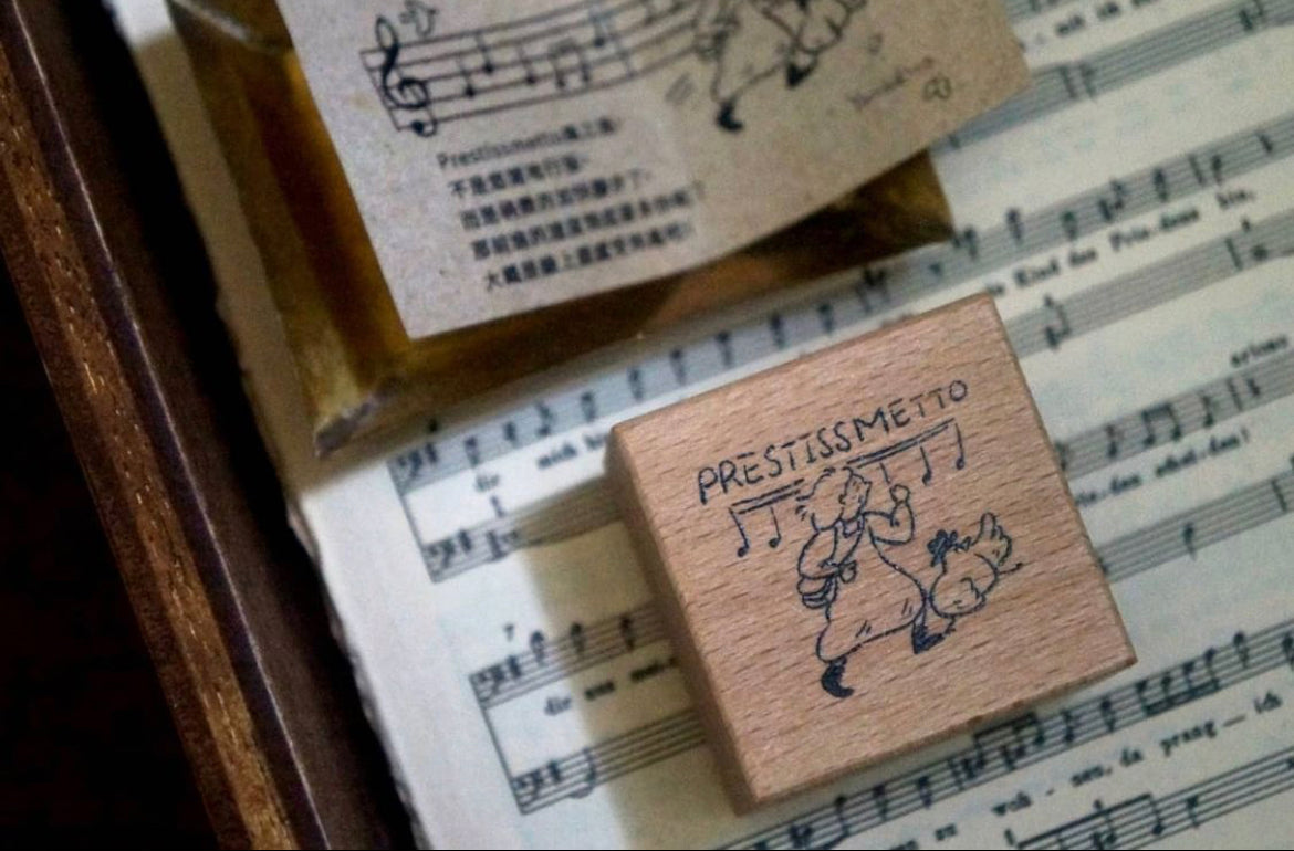 Yamadoro A Song of Life Rubber Stamp Set (Set of 6) - Smidapaper Ikigai Shop