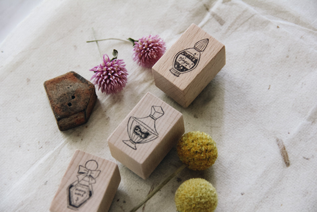 msbulat Love Potion Rubber Stamp - Smidapaper Ikigai Shop