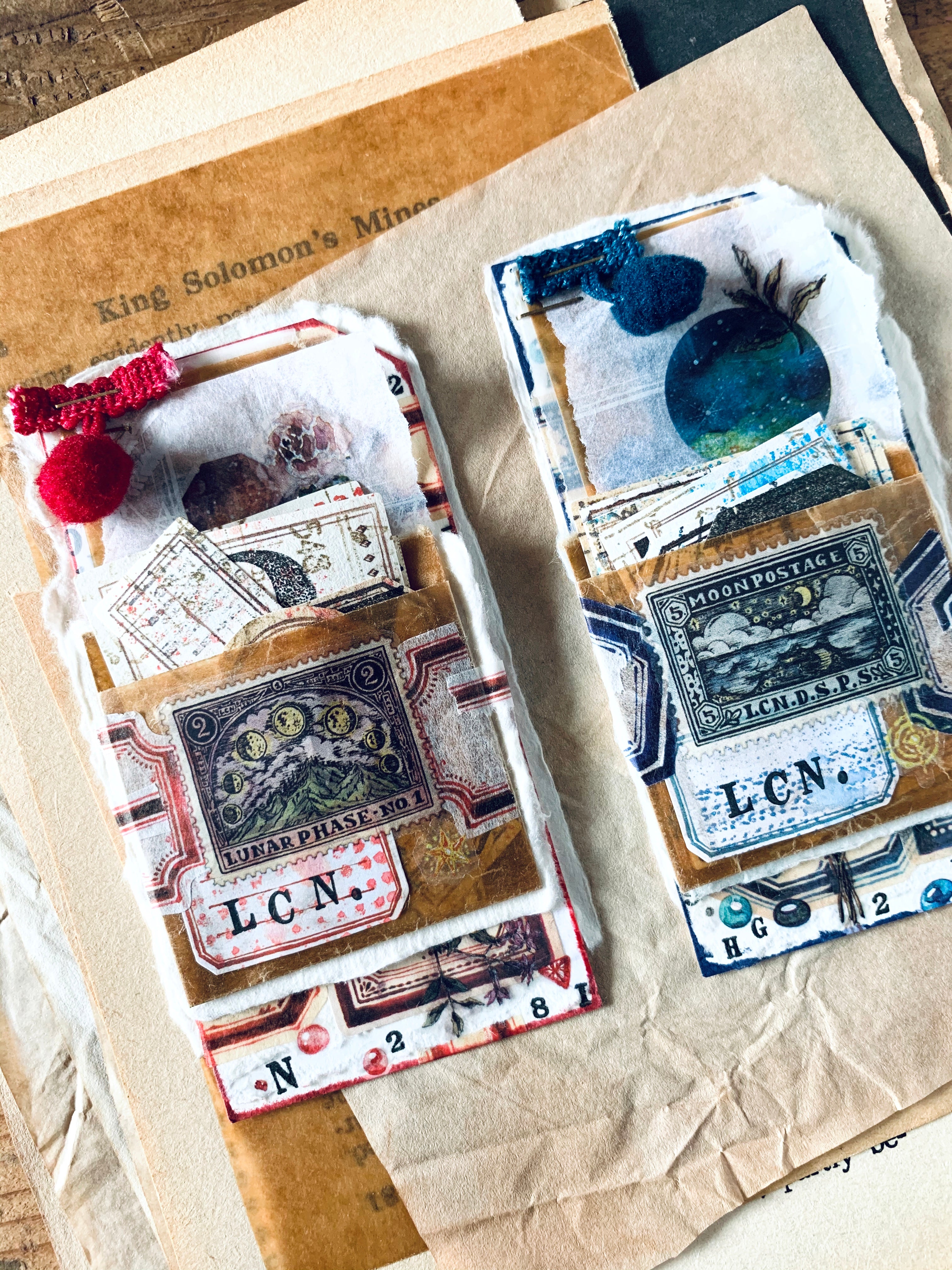 Print-On Stickers: Postage Stamp - Smidapaper Ikigai Shop