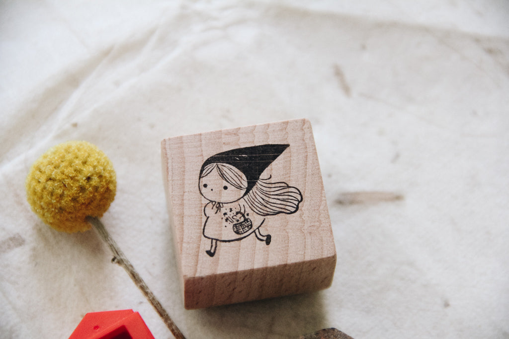 msbulat Stealing Stars Rubber Stamp - Smidapaper Ikigai Shop