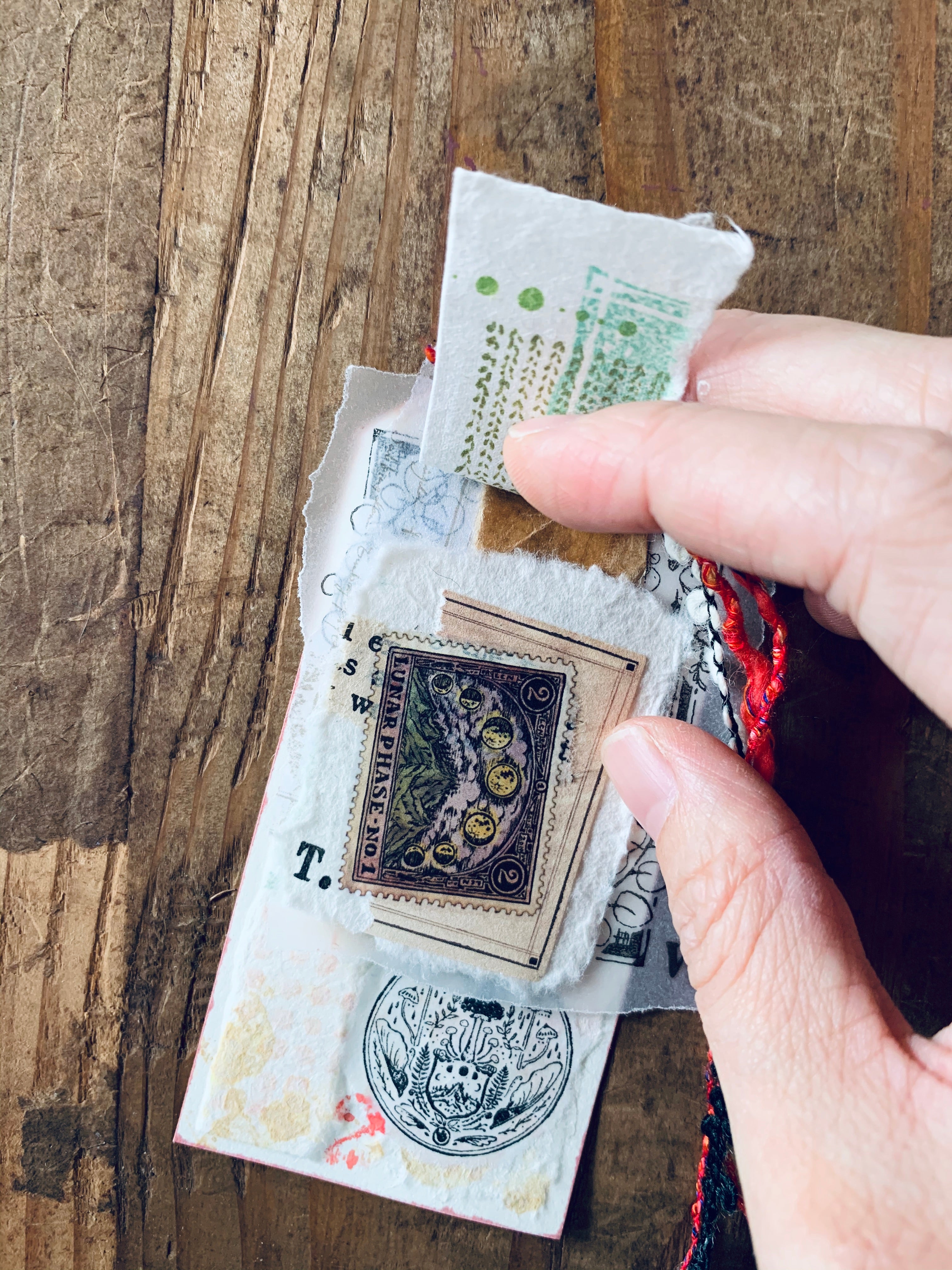 Print-On Stickers: Postage Stamp - Smidapaper Ikigai Shop